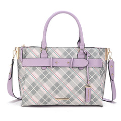 Vivian Plaid Shoulder Bag