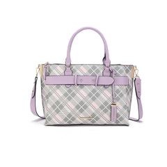 Vivian Plaid Shoulder Bag