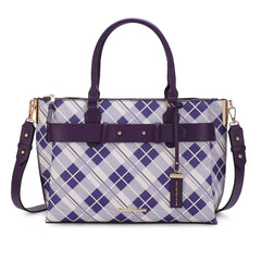 Vivian Plaid Shoulder Bag