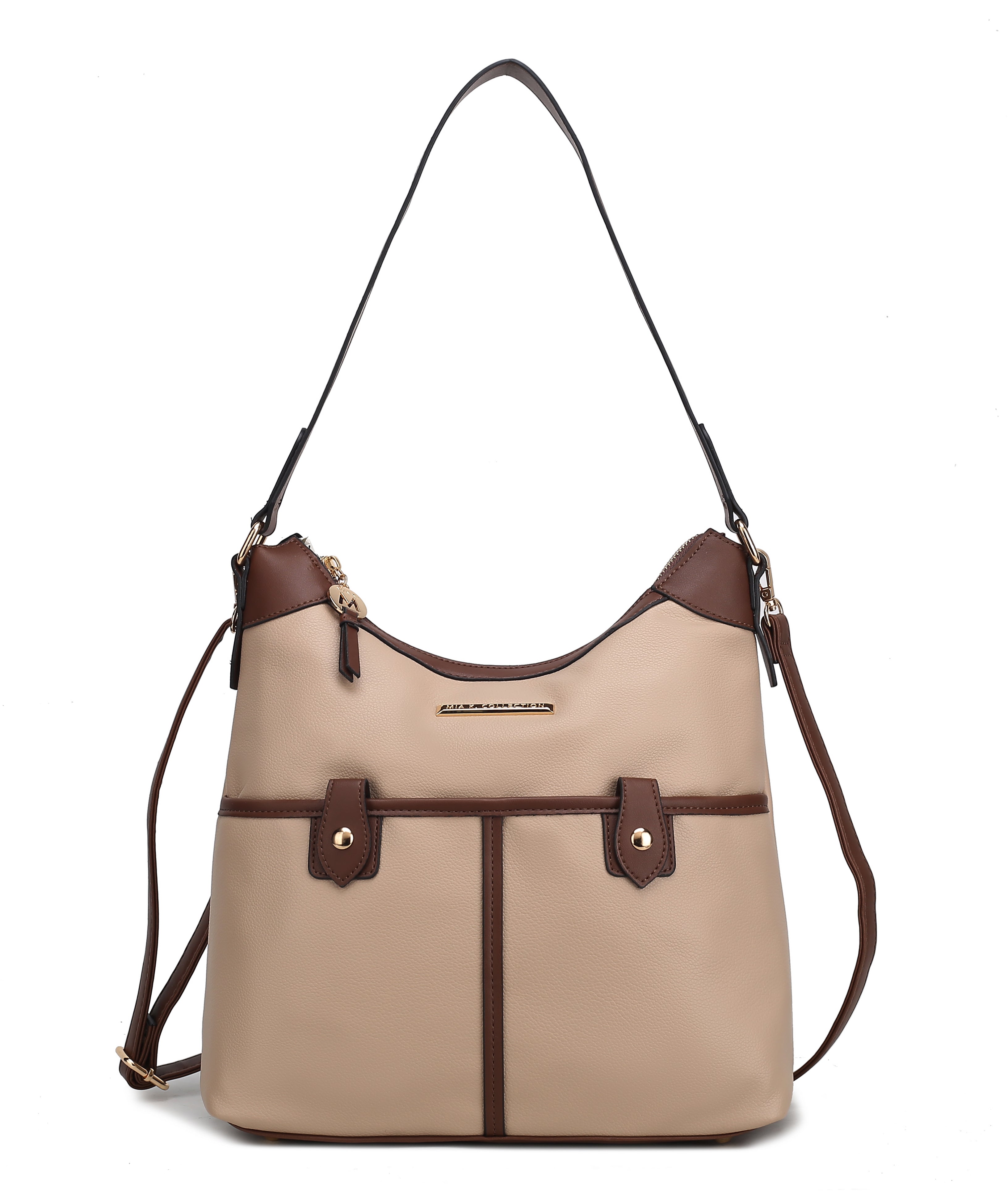  MKF Collection Harper Shoulder Bag - Beige - Bonton