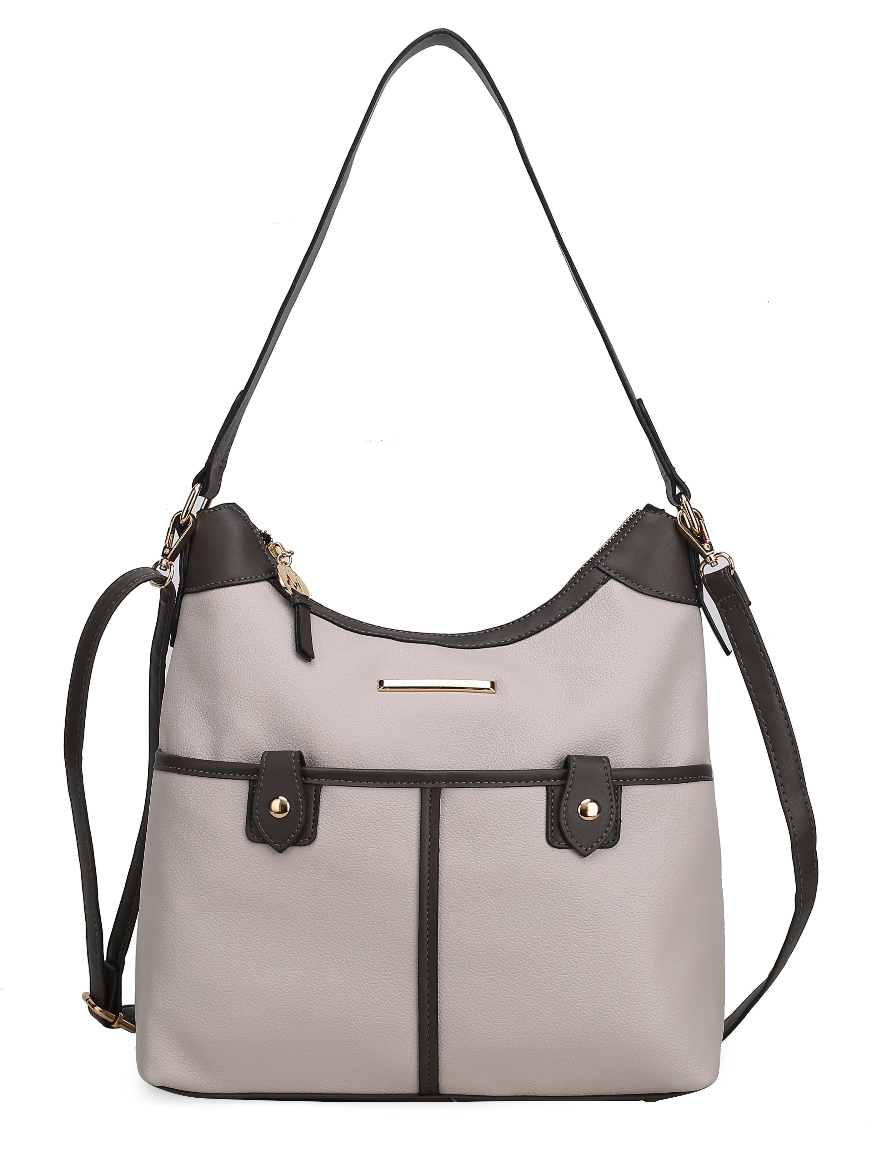  MKF Collection Harper Shoulder Bag - Beige - Bonton