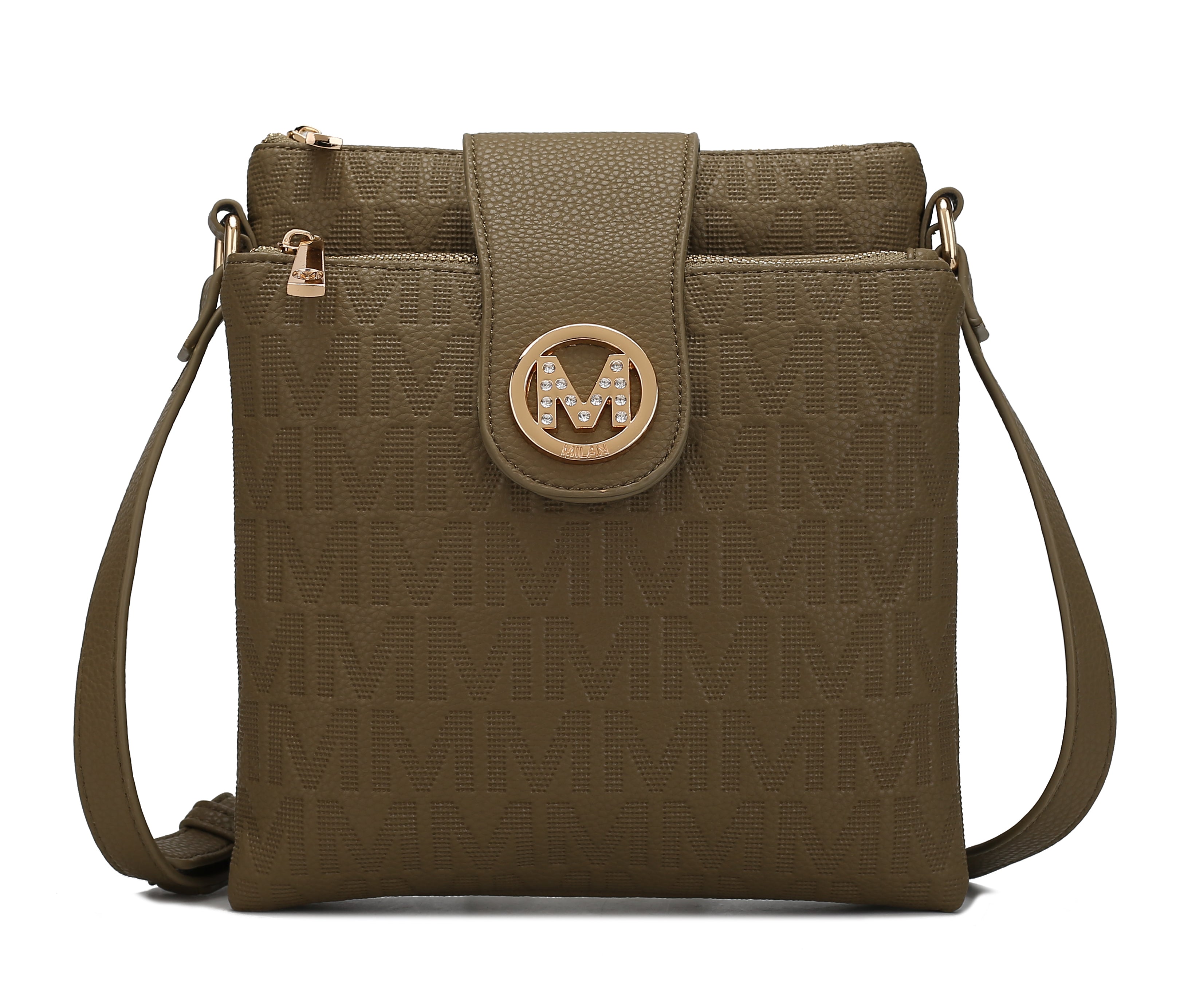  MKF Collection Marietta Signature Crossbody Bag - Rose Pink - Bonton