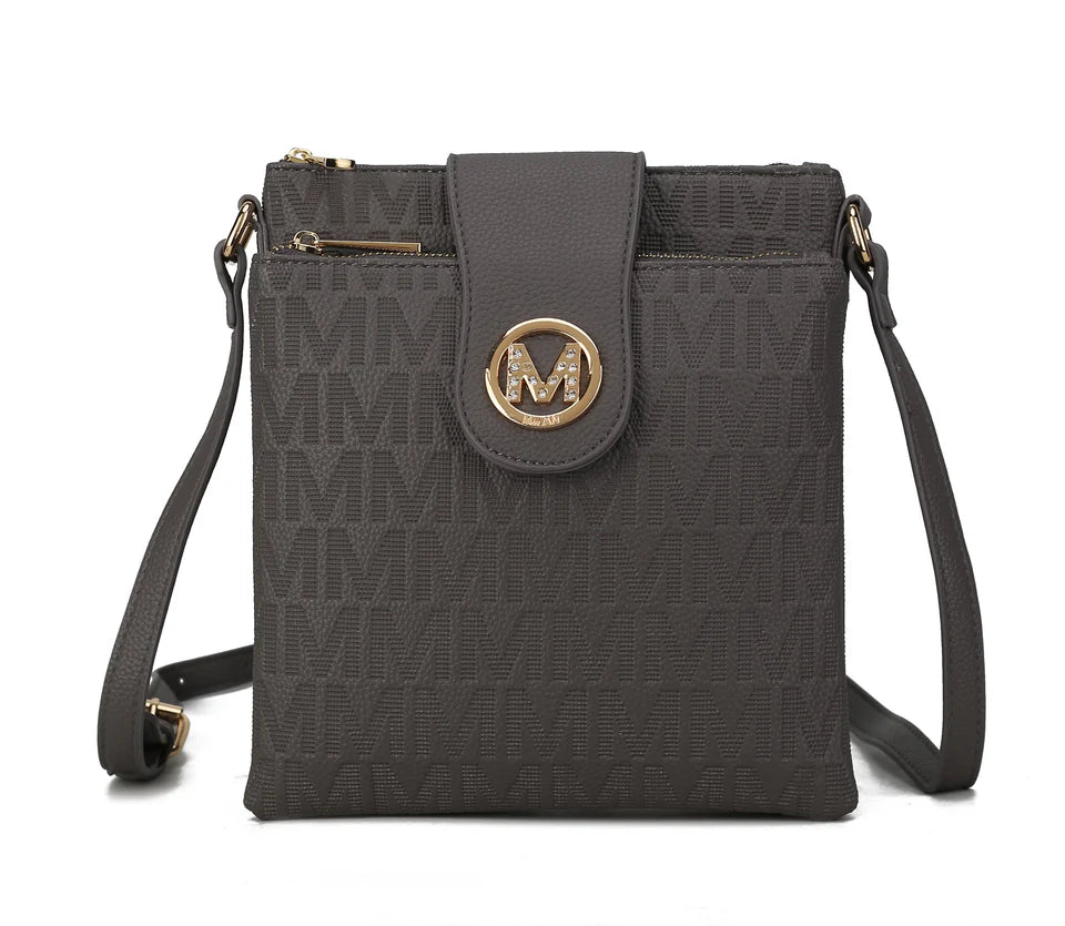  MKF Collection Marietta Signature Crossbody Bag - Rose Pink - Bonton