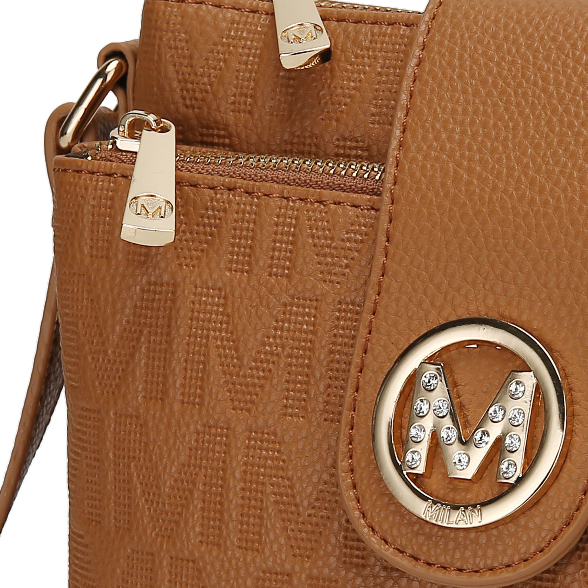  MKF Collection Marietta Signature Crossbody Bag - Rose Pink - Bonton