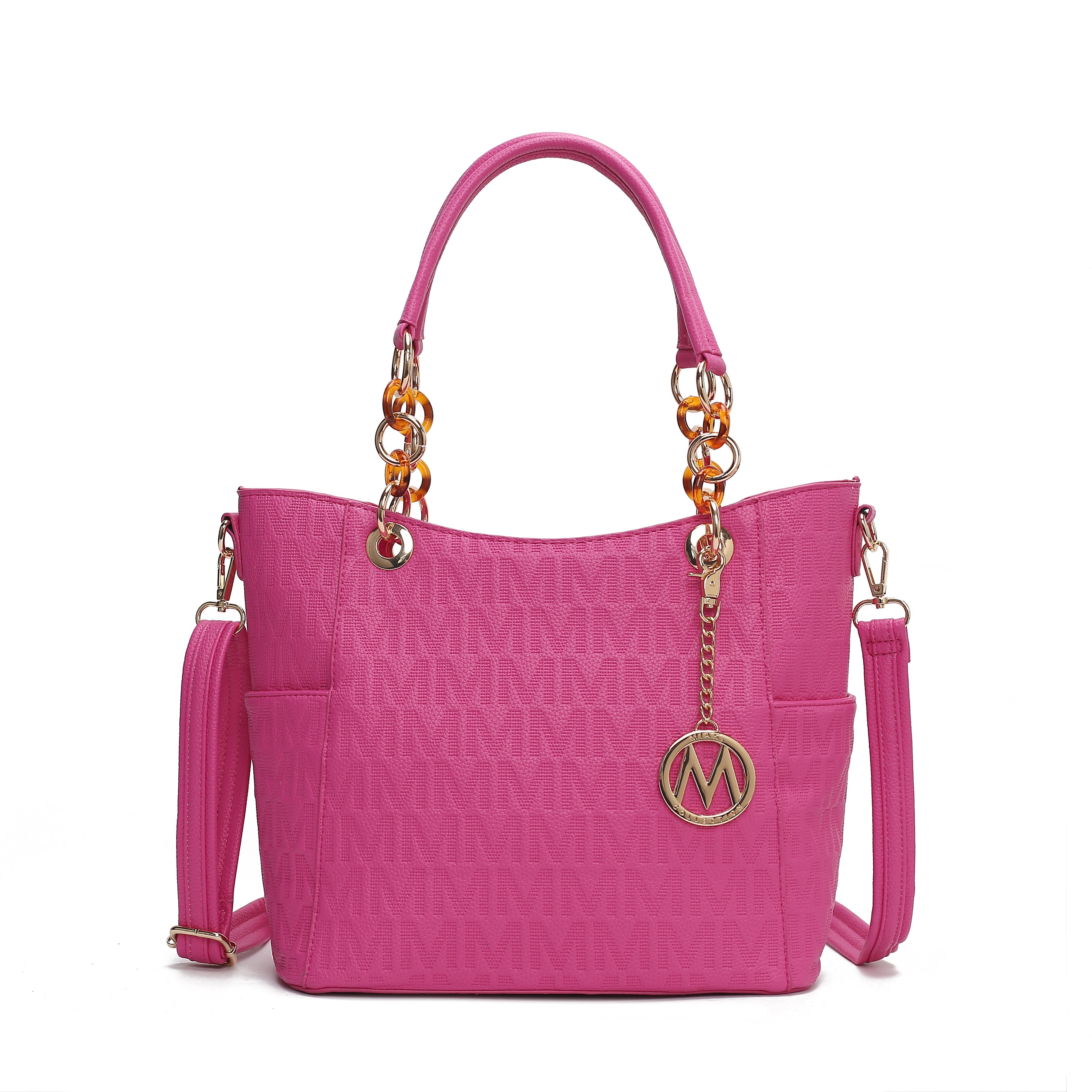  MKF Collection Rylee Signature Tote Bag - Black - Bonton
