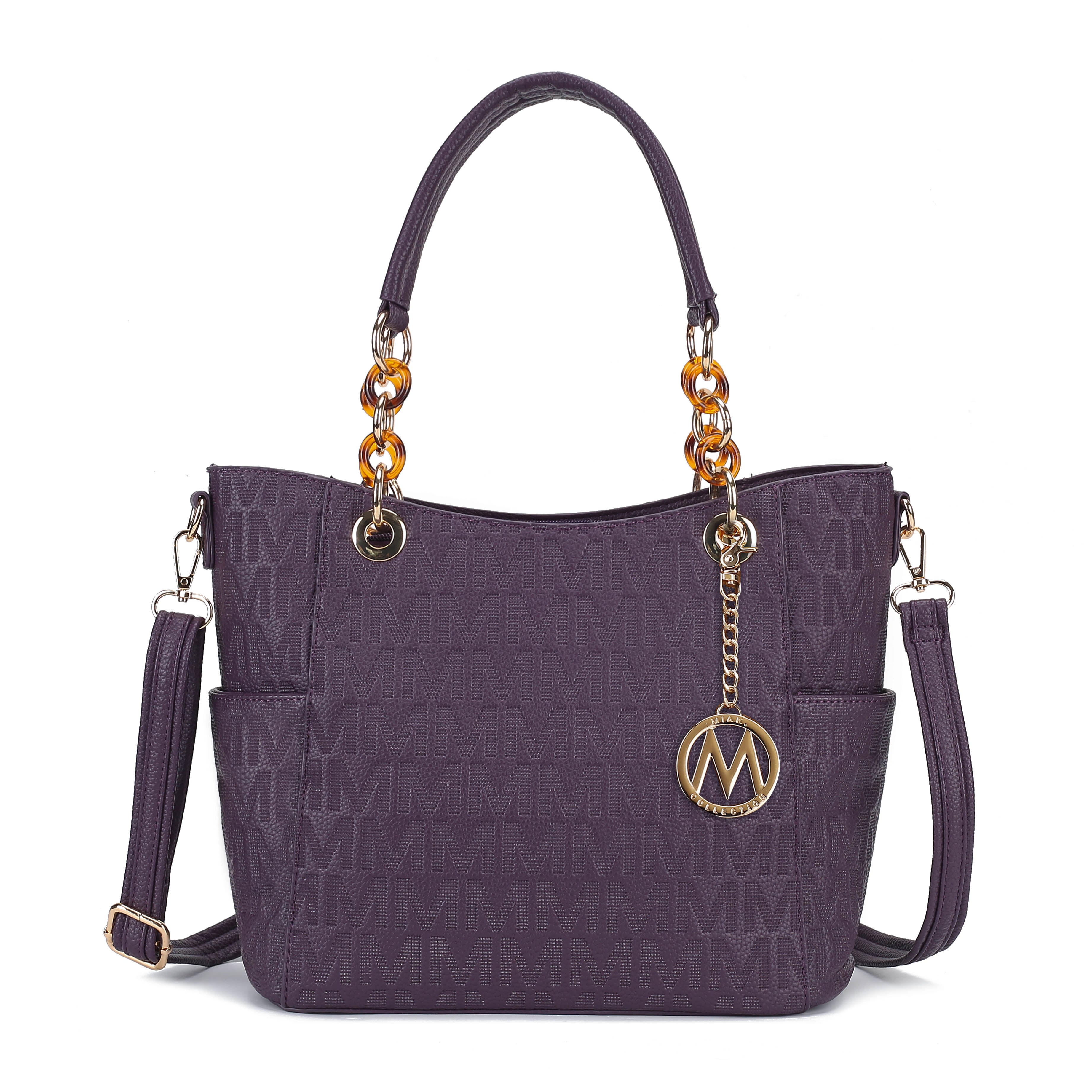  MKF Collection Rylee Signature Tote Bag - Black - Bonton