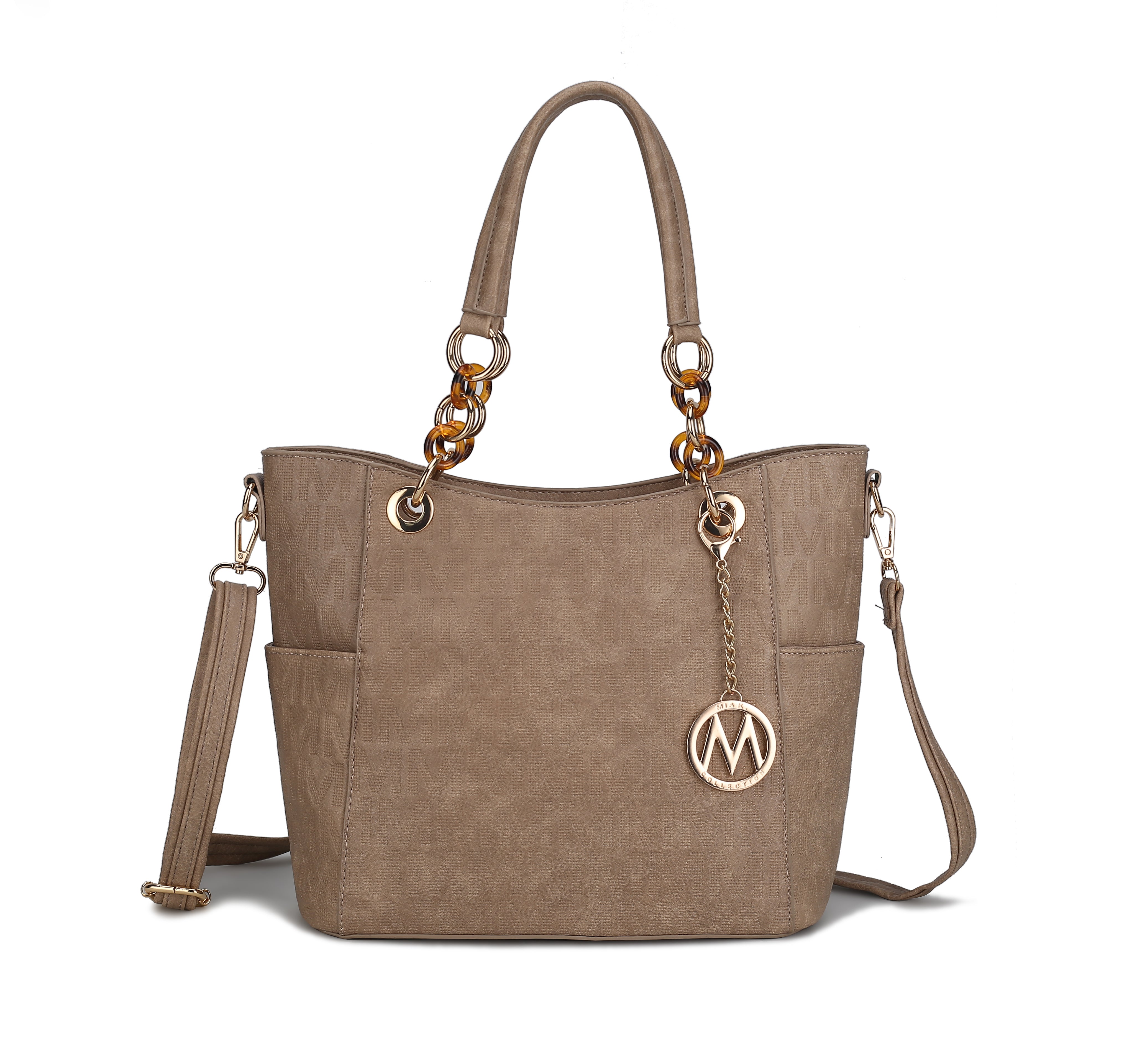  MKF Collection Rylee Signature Tote Bag - Black - Bonton