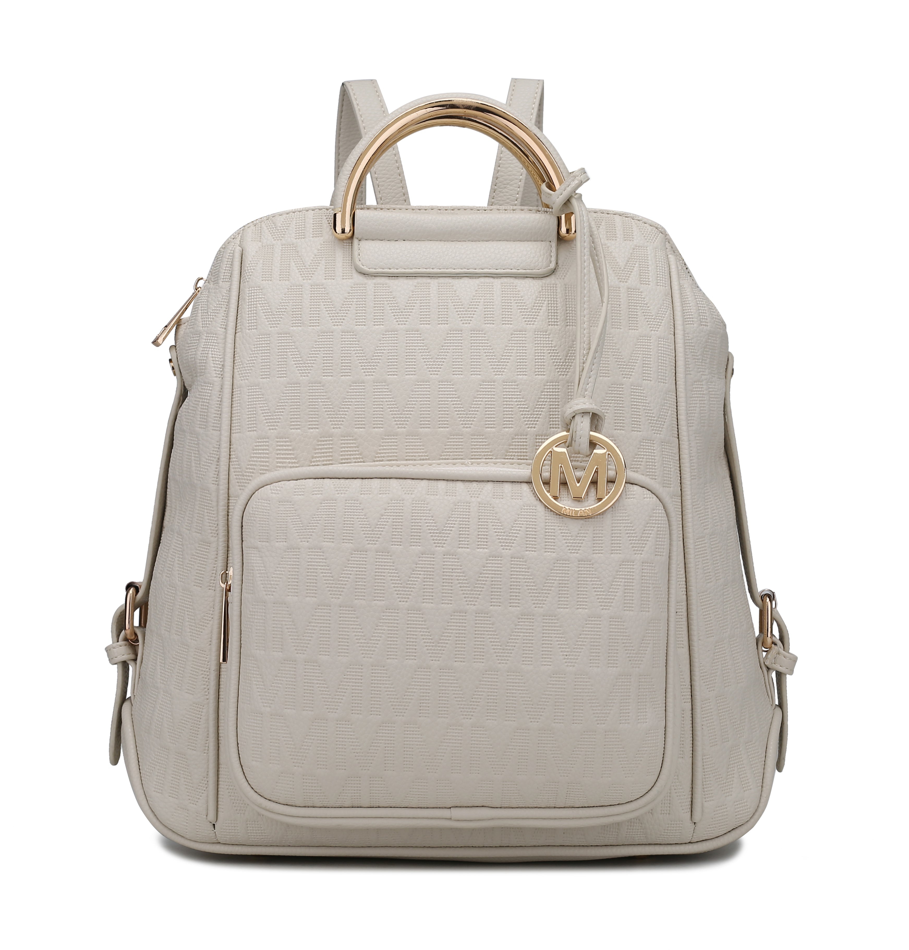  MKF Collection Torra Signature Backpack - Beige - Bonton