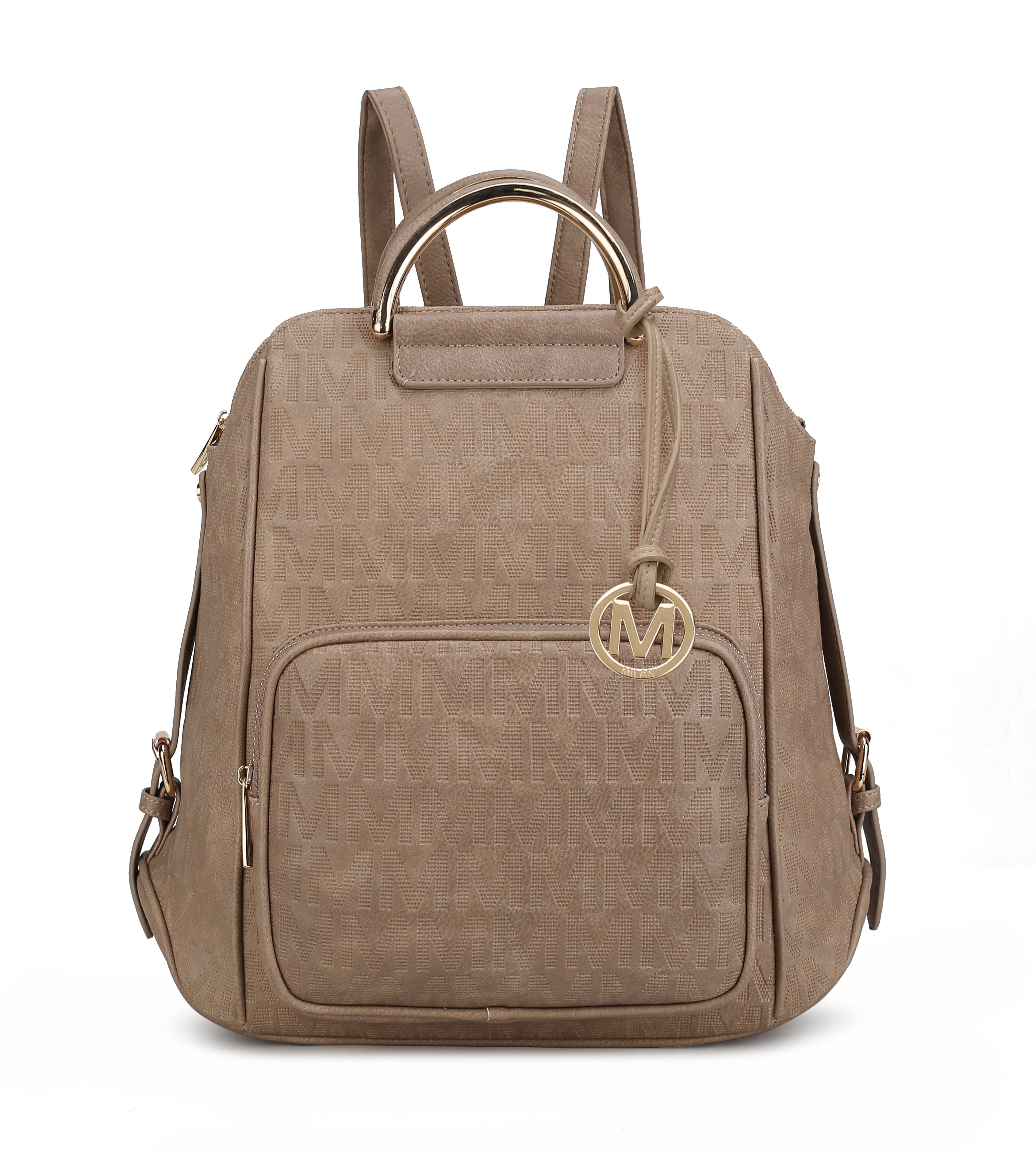  MKF Collection Torra Signature Backpack - Beige - Bonton