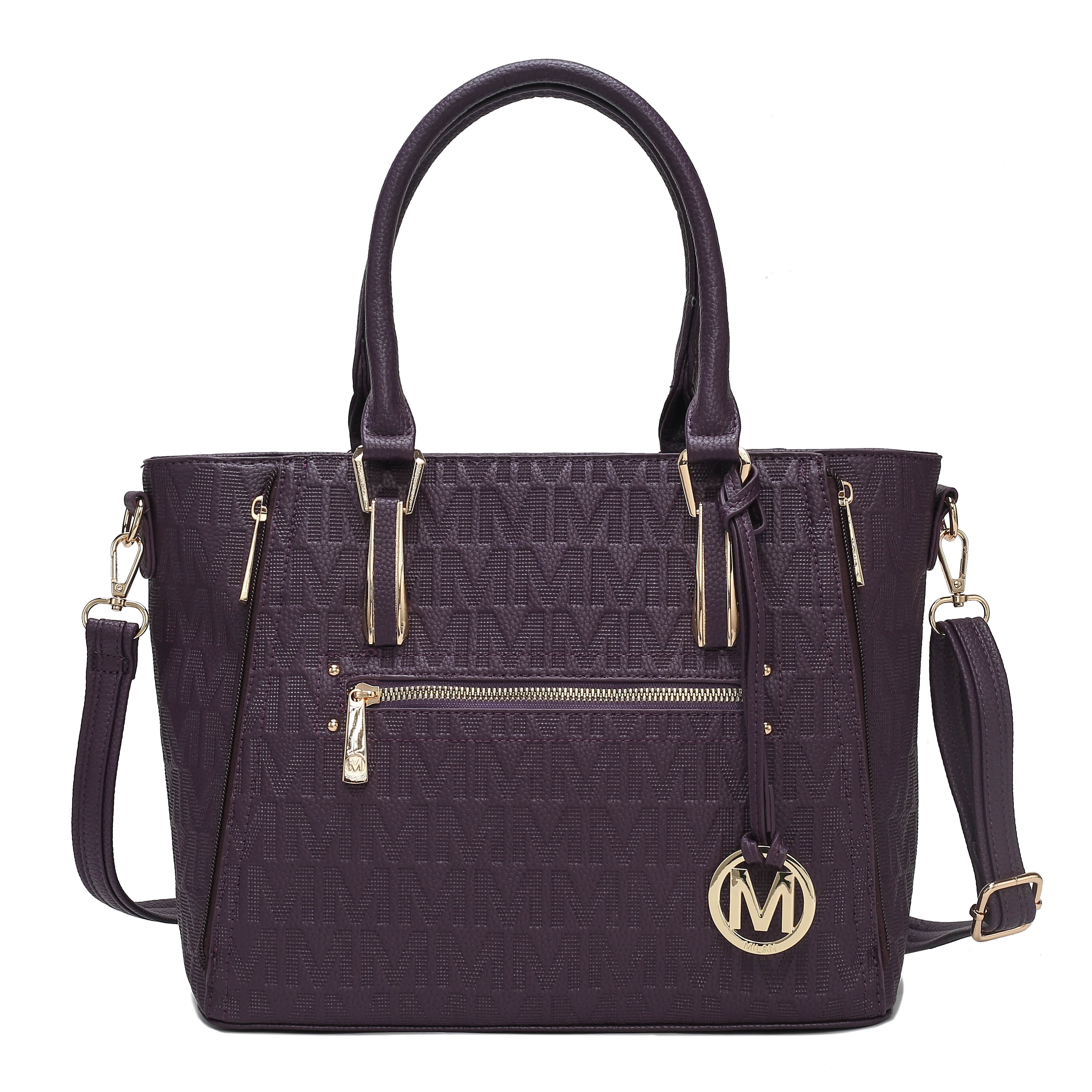  MKF Collection Cairo Signature Shoulder Bag - Tan - Bonton