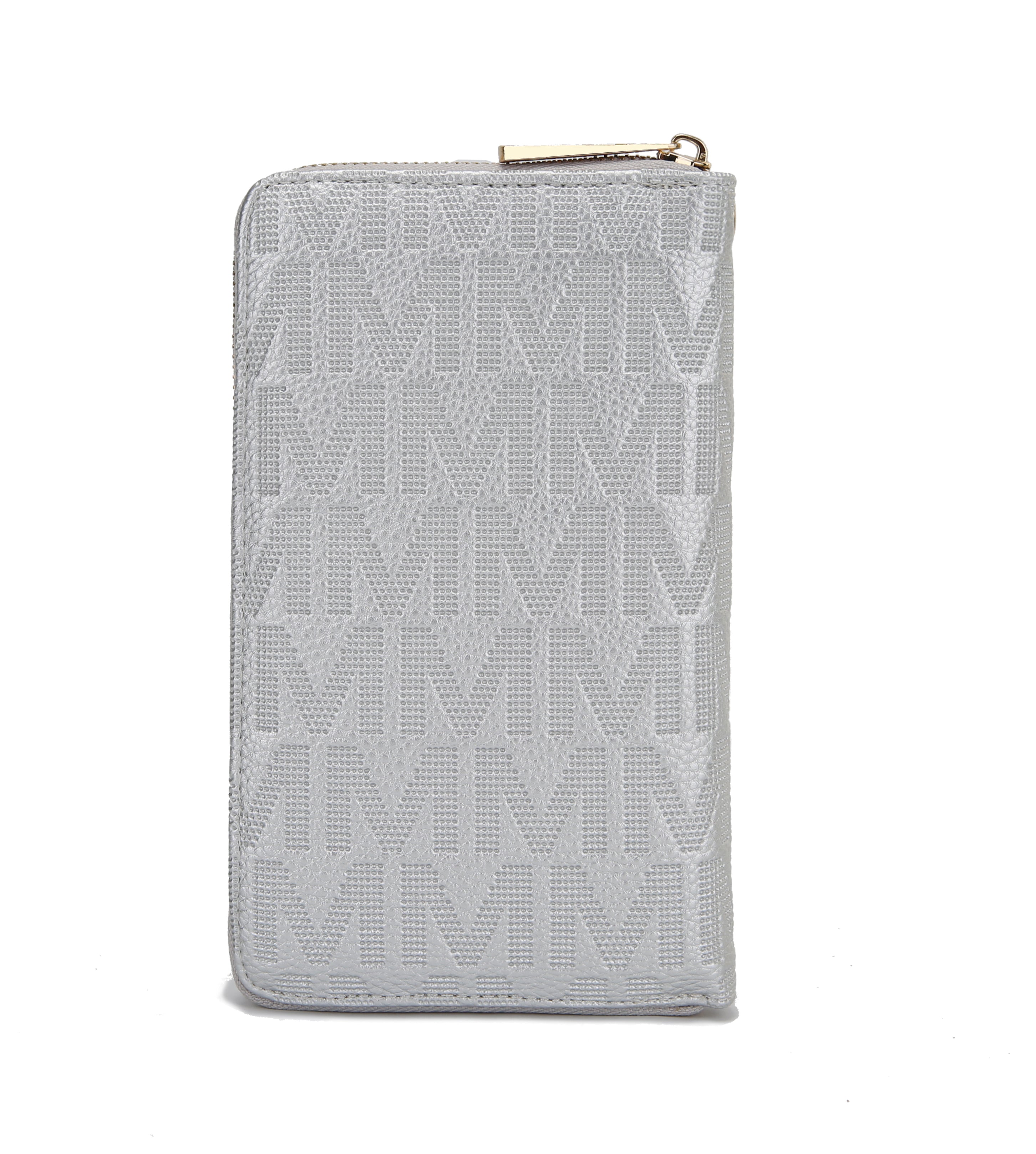  MKF Collection Caddy Signature Phone Crossbody - Beige - Bonton