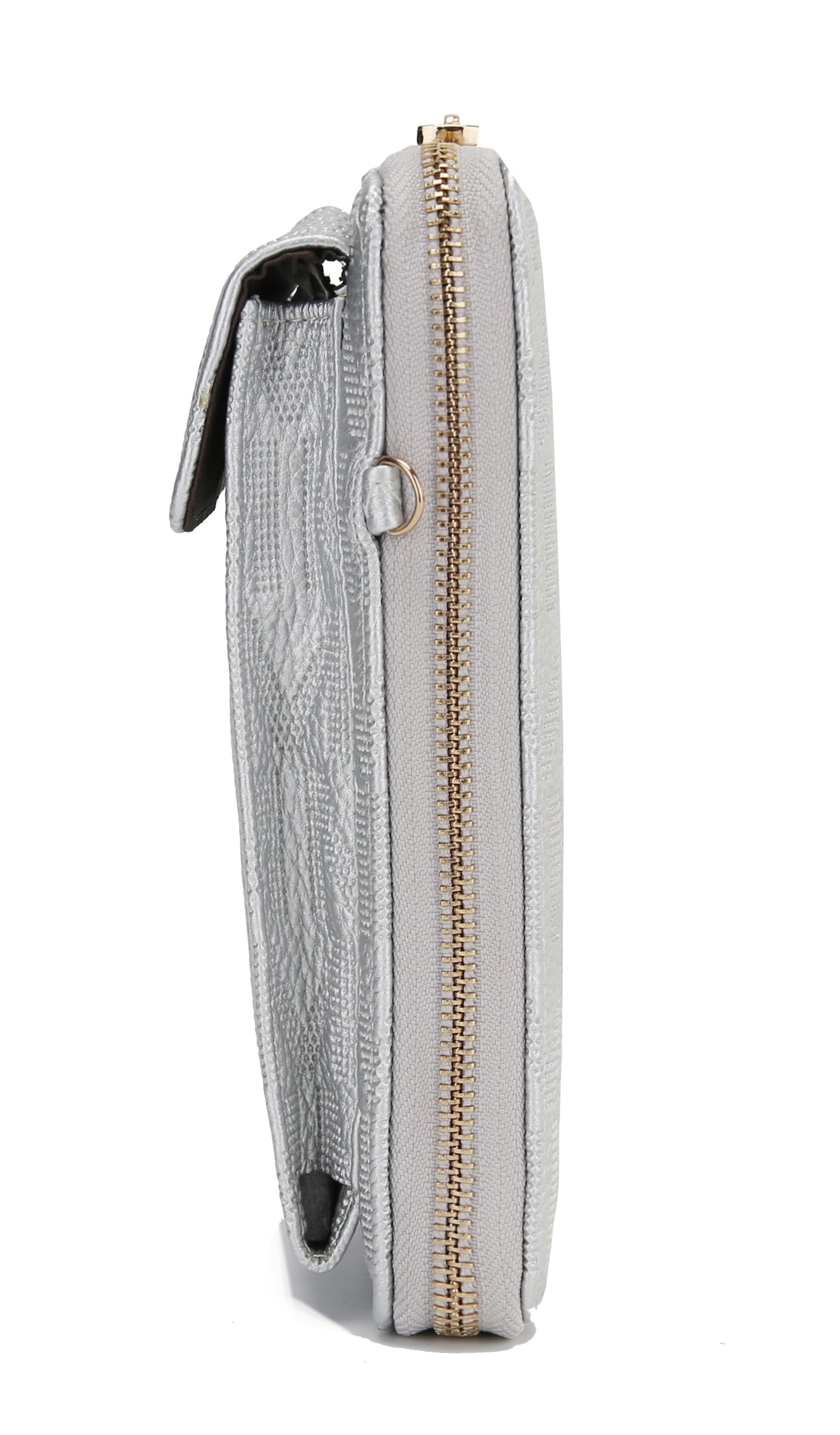  MKF Collection Caddy Signature Phone Crossbody - Beige - Bonton