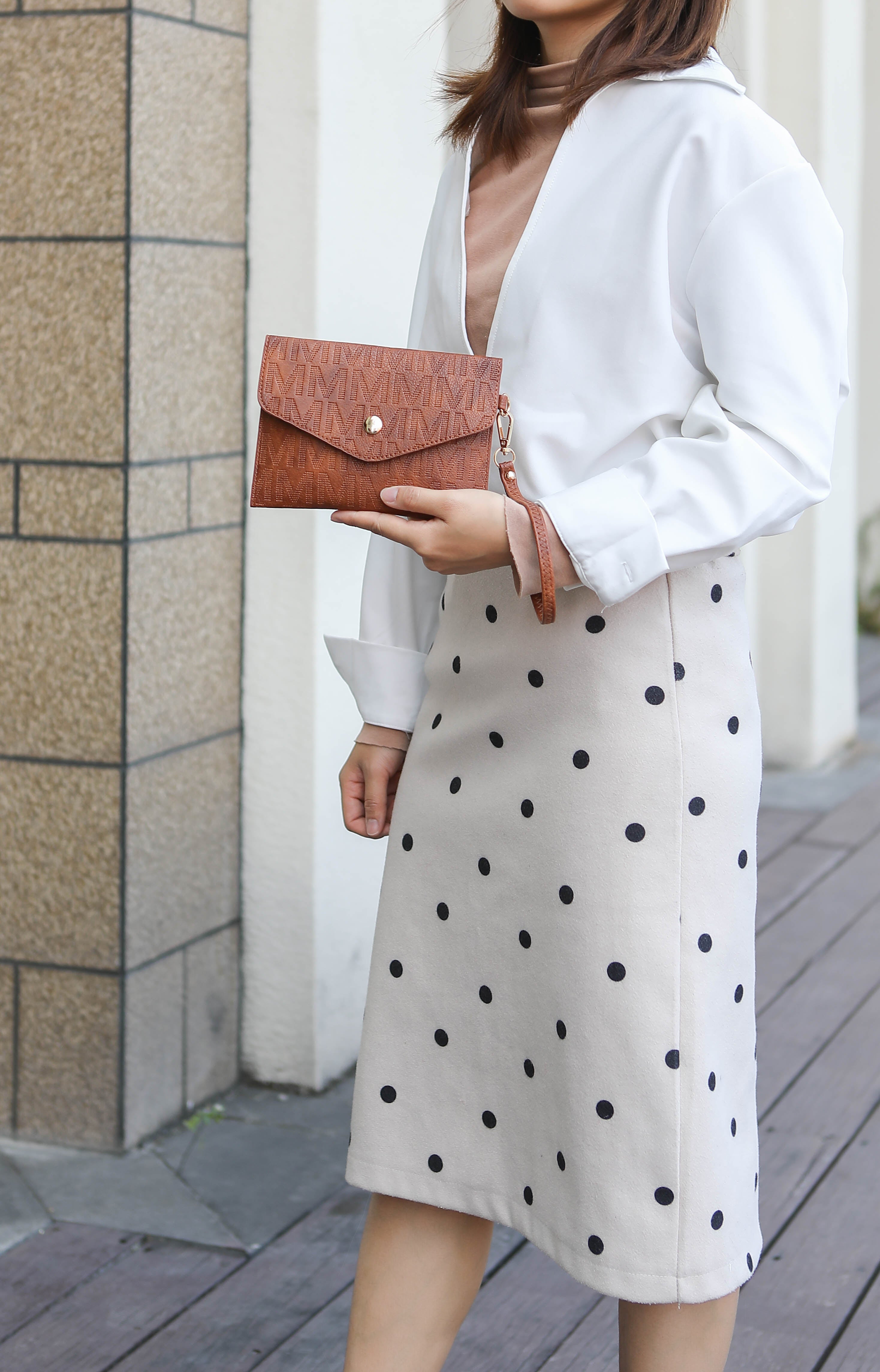  MKF Collection Edelyn Signature Tote Bag and Set - Beige - Bonton