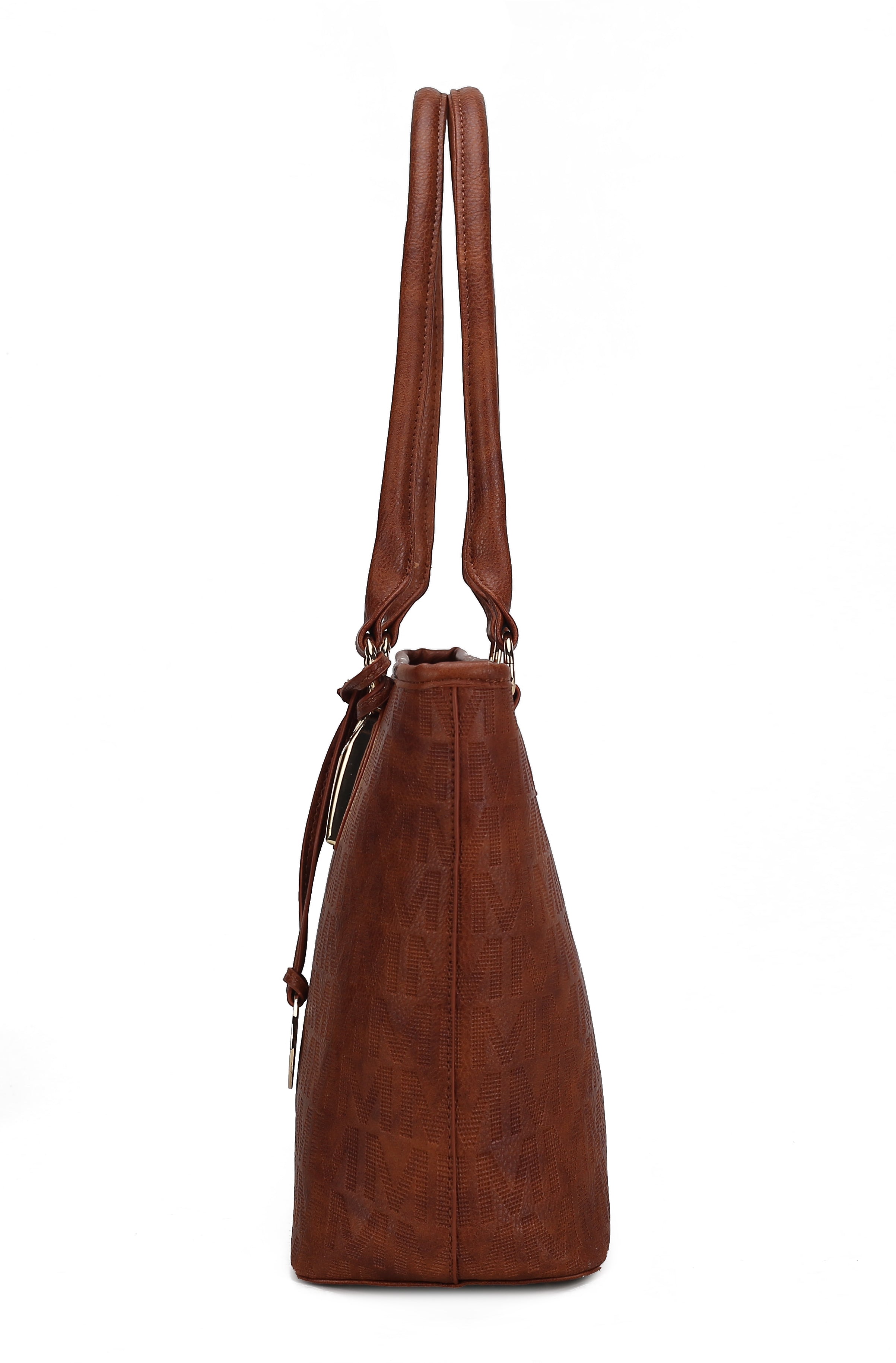  MKF Collection Edelyn Signature Tote Bag and Set - Beige - Bonton