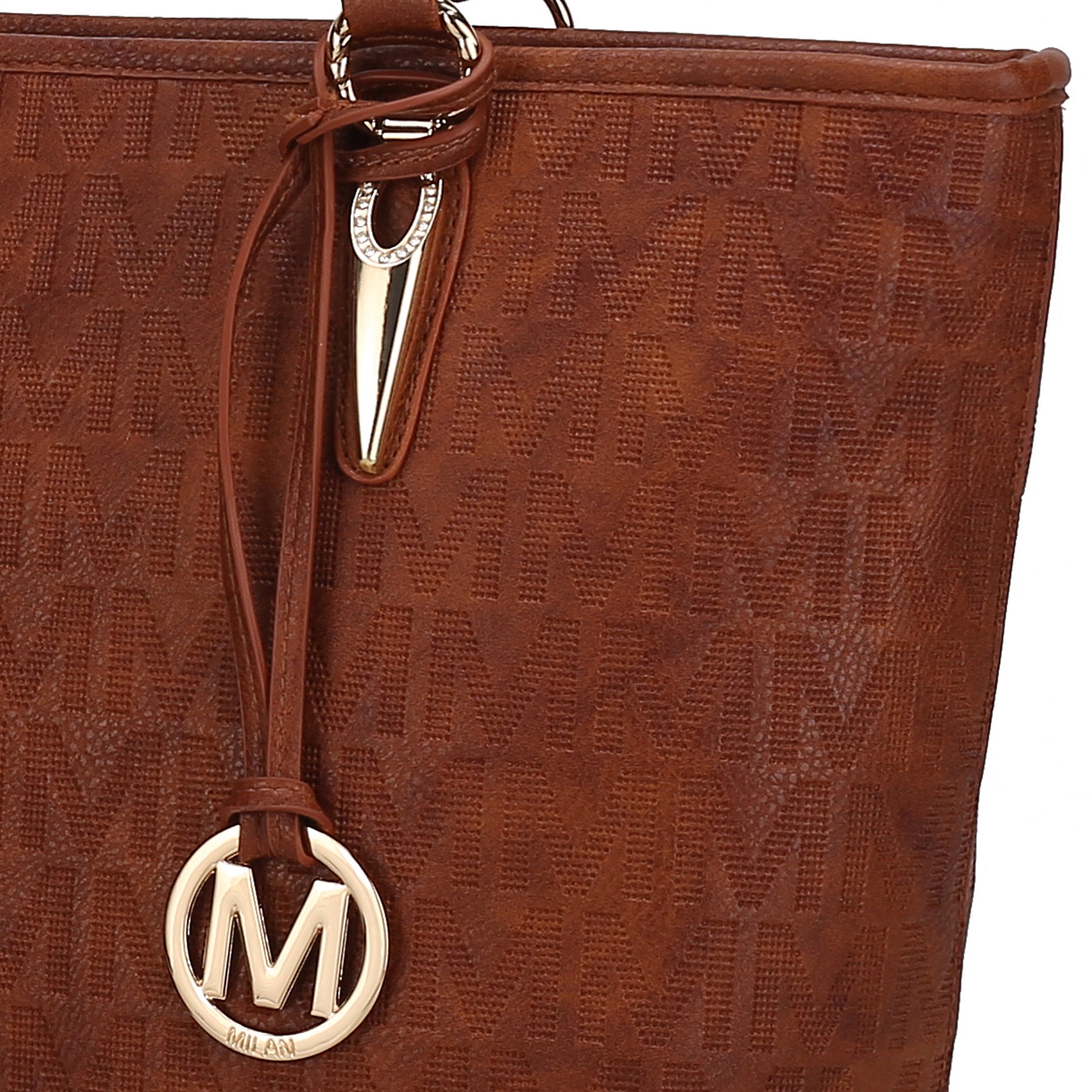  MKF Collection Edelyn Signature Tote Bag and Set - Beige - Bonton