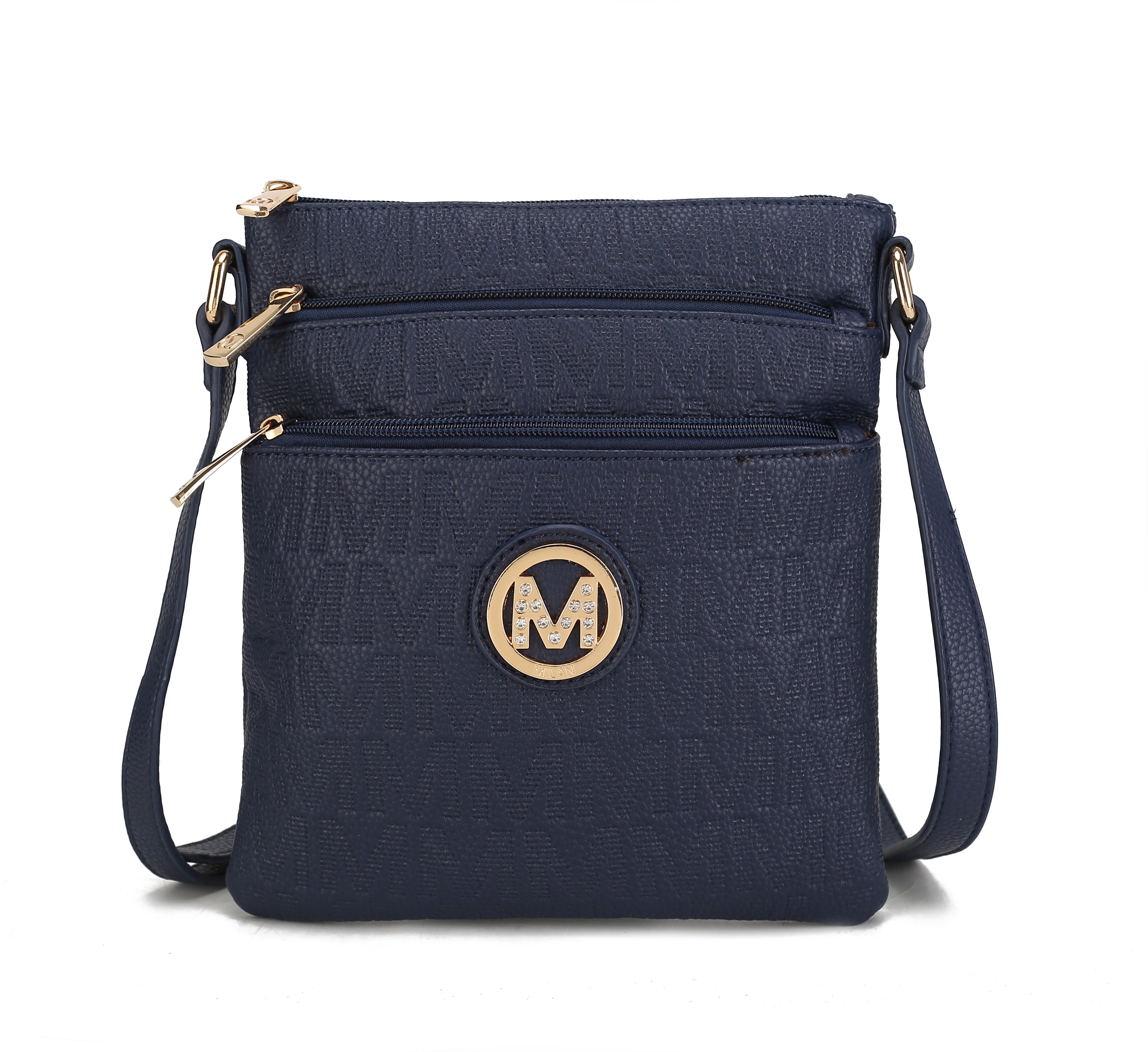  MKF Collection Lennit Signature Crossbody Bag - Chocolate - Bonton