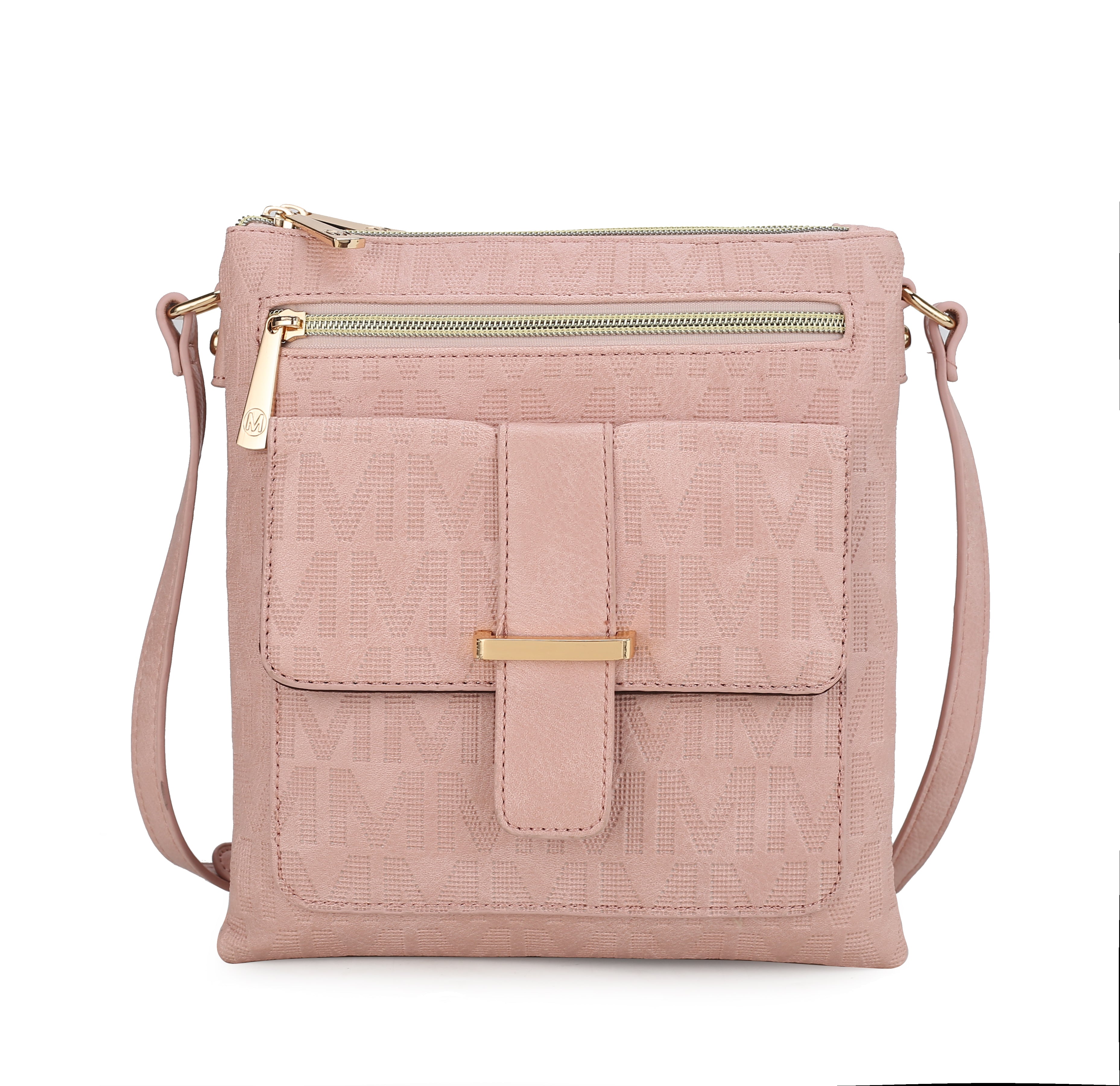  MKF Collection Janni Signature Crossbody Bag - Beige - Bonton