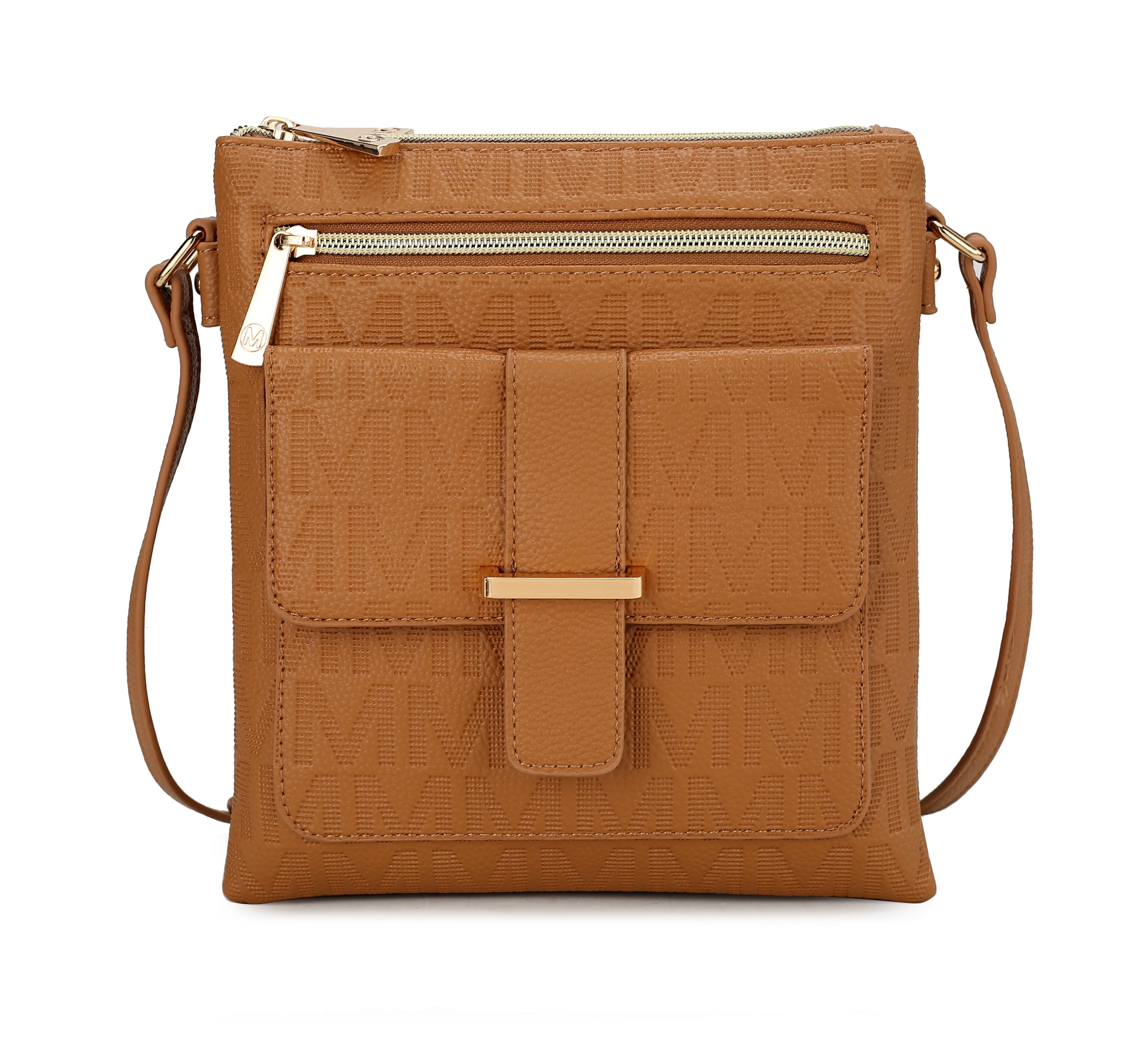  MKF Collection Janni Signature Crossbody Bag - Beige - Bonton