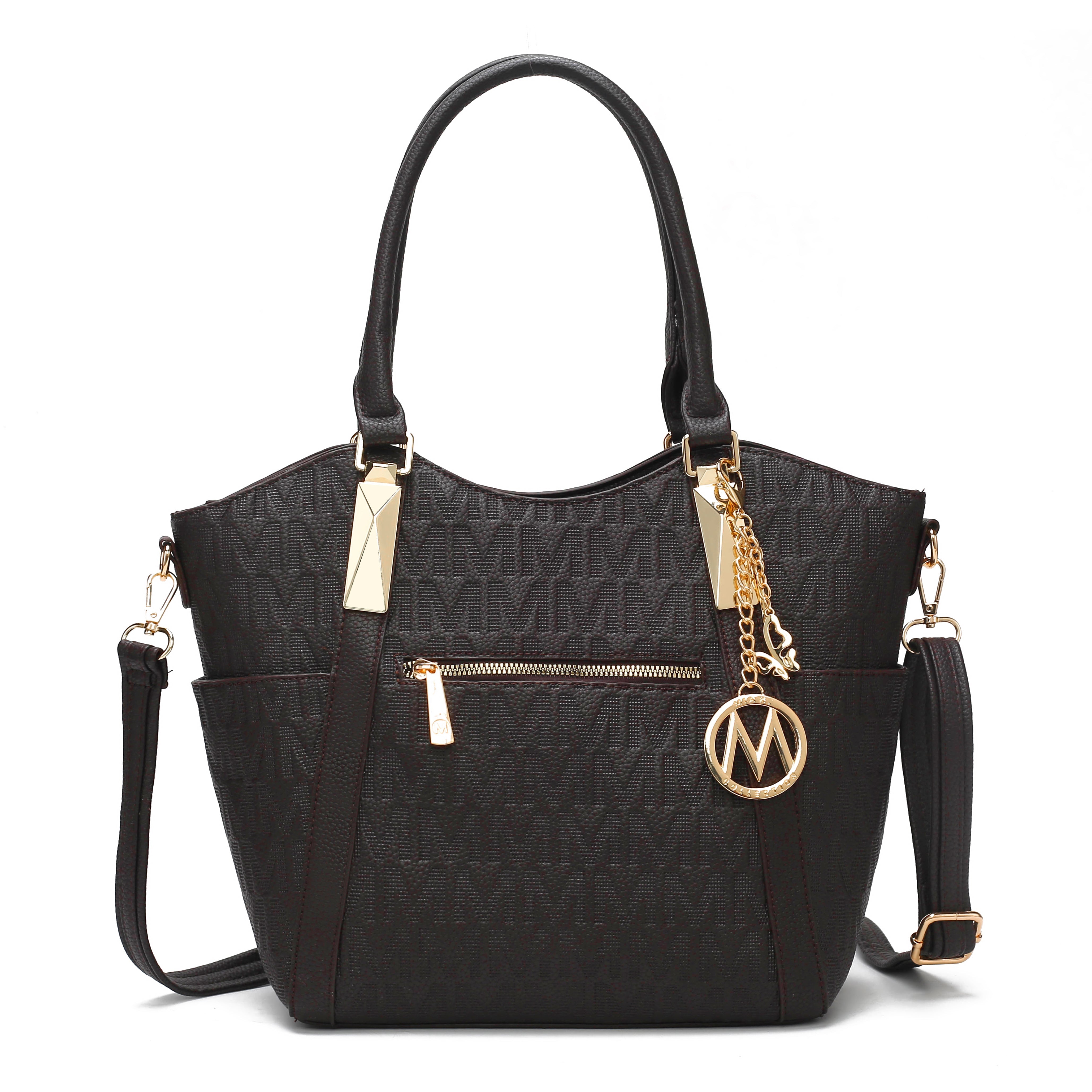  MKF Collection Hazel Signature Tote Bag - Beige - Bonton