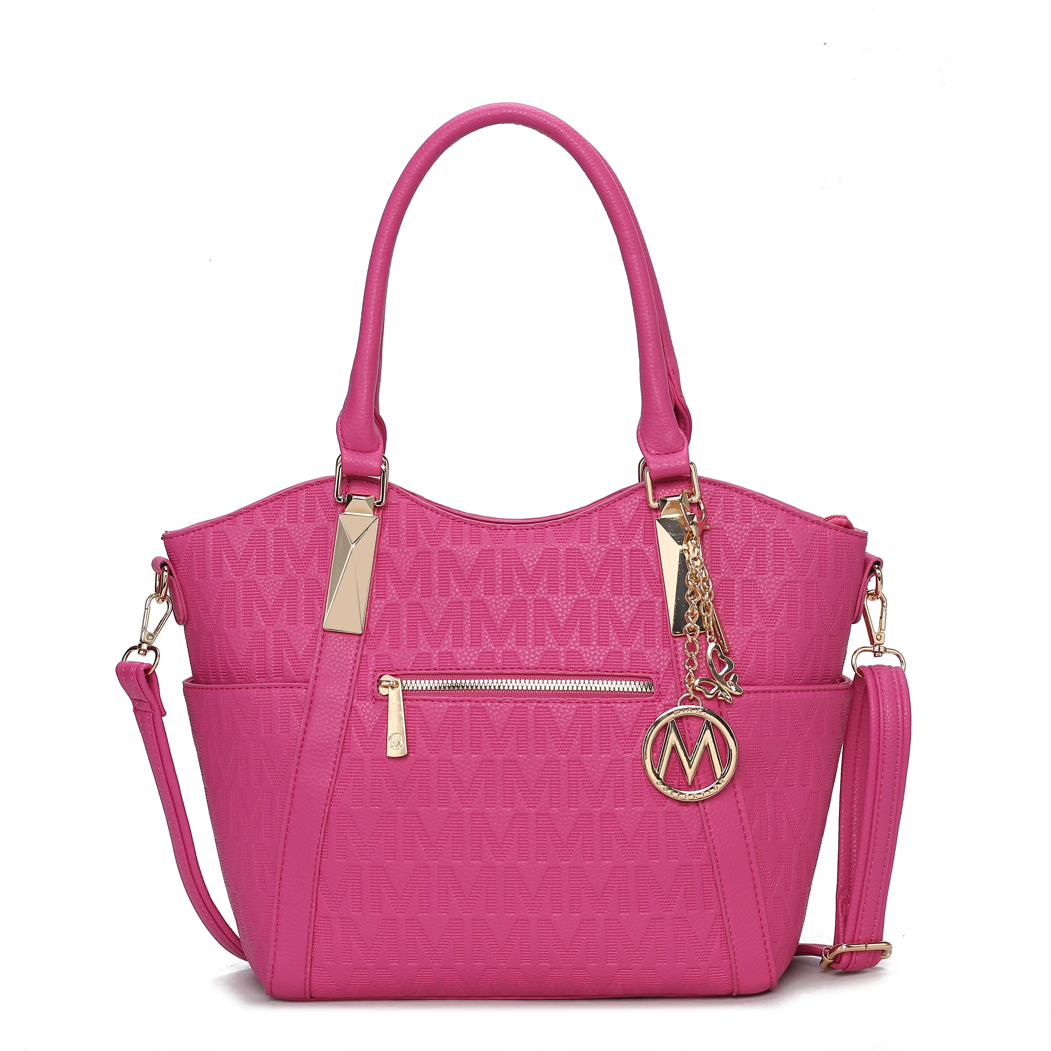  MKF Collection Hazel Signature Tote Bag - Beige - Bonton