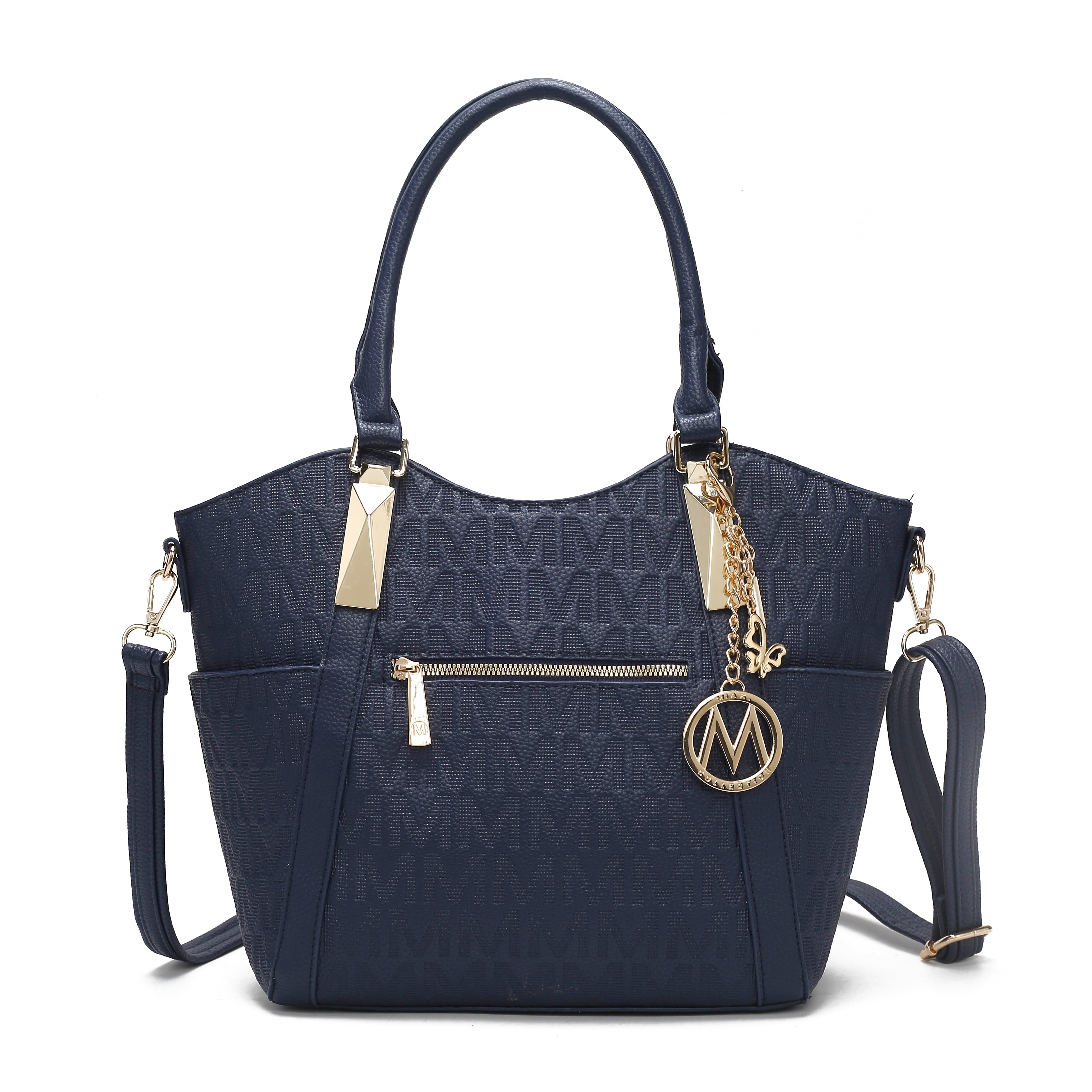  MKF Collection Hazel Signature Tote Bag - Beige - Bonton