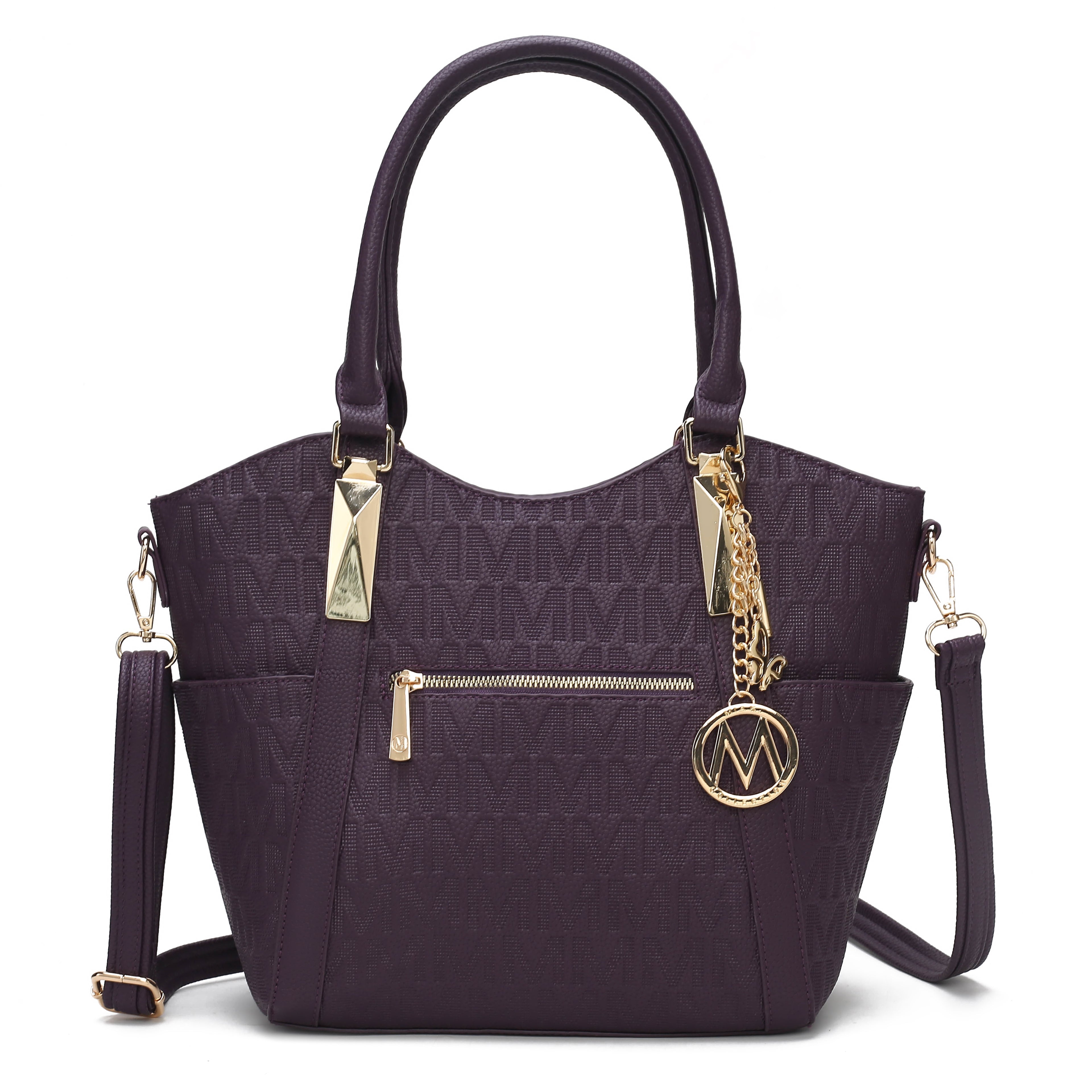  MKF Collection Hazel Signature Tote Bag - Beige - Bonton