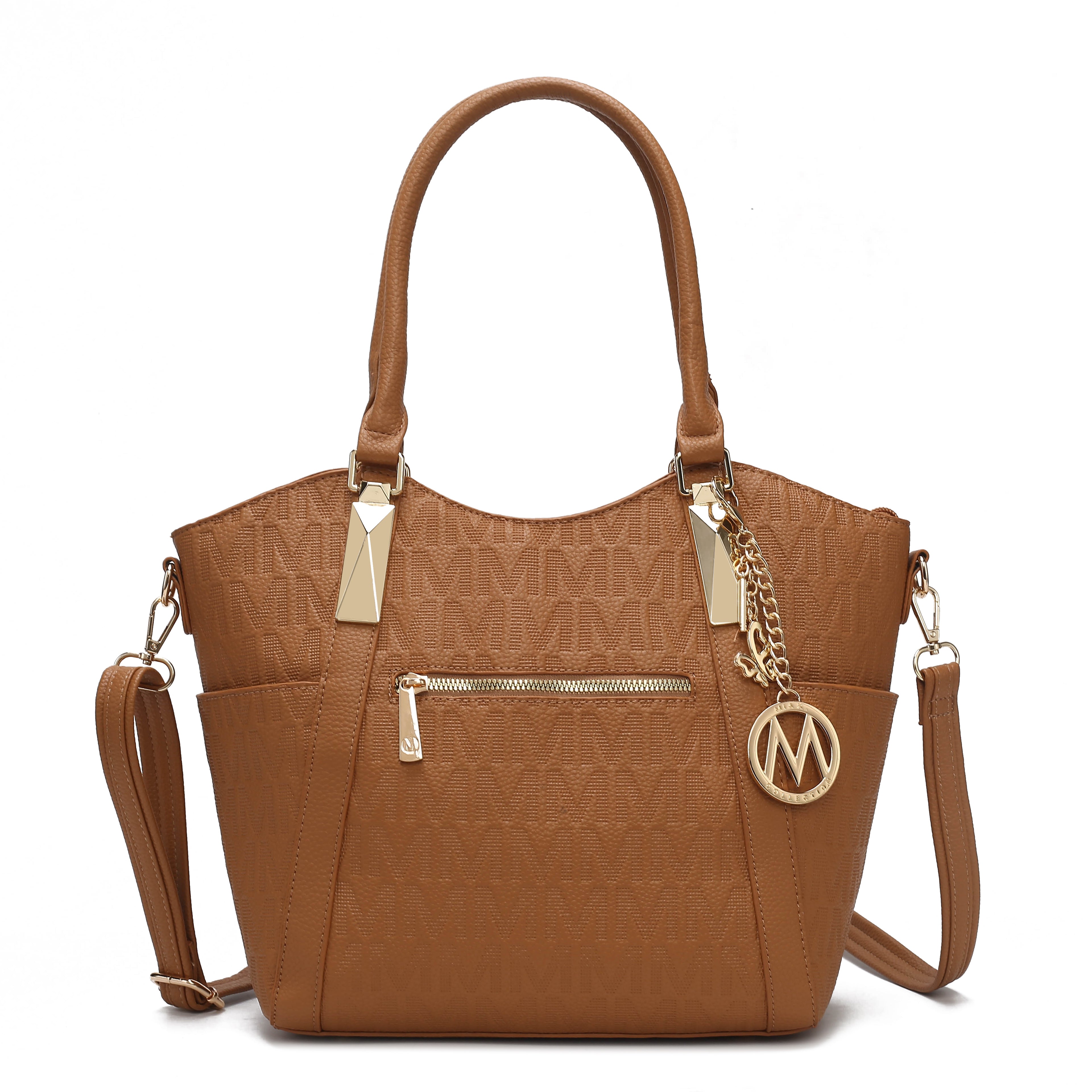  MKF Collection Hazel Signature Tote Bag - Beige - Bonton