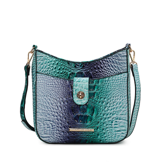 Giovana Gradient Croc Crossbody Bag