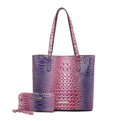 Piper Gradient Croc Tote Bag