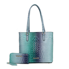 Piper Gradient Croc Tote Bag