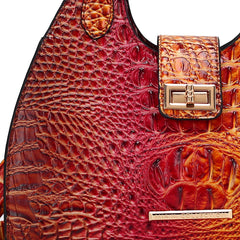 Ava Gradient Croc Tote Bag