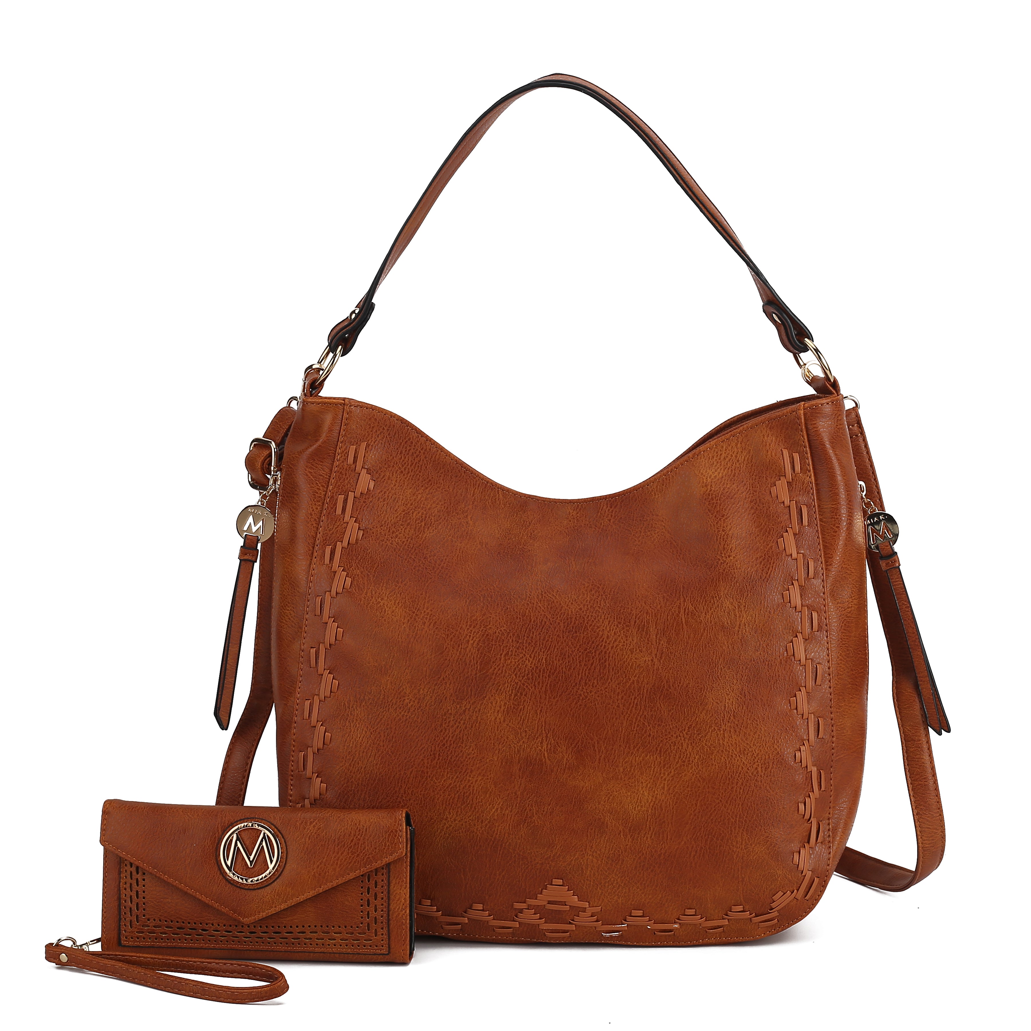  MKF Collection Lucille 2PCS Shoulder and Wallet - Black - Bonton