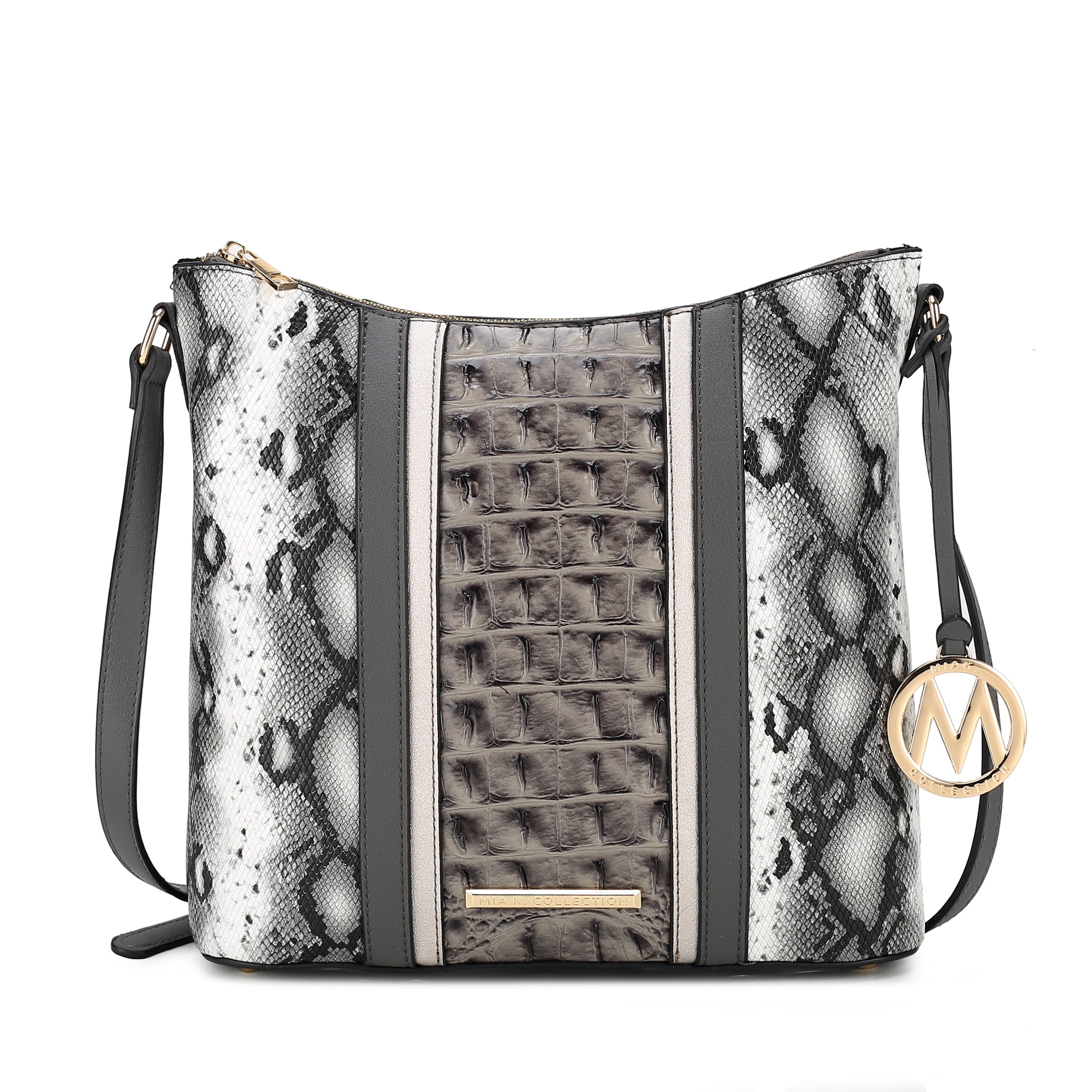  MKF Collection Meline Shoulder Bag - Snake Brown - Bonton