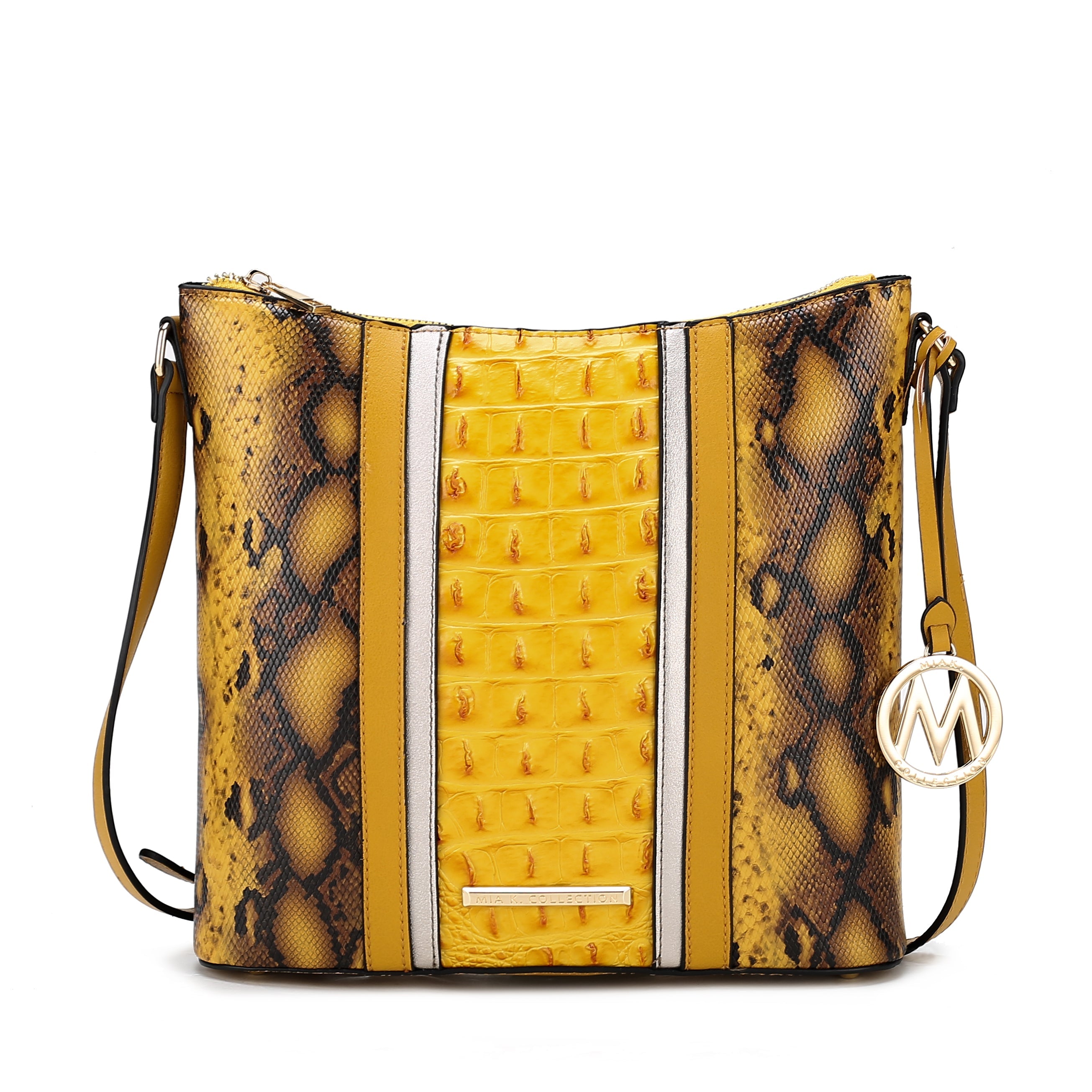  MKF Collection Meline Shoulder Bag - Snake Brown - Bonton