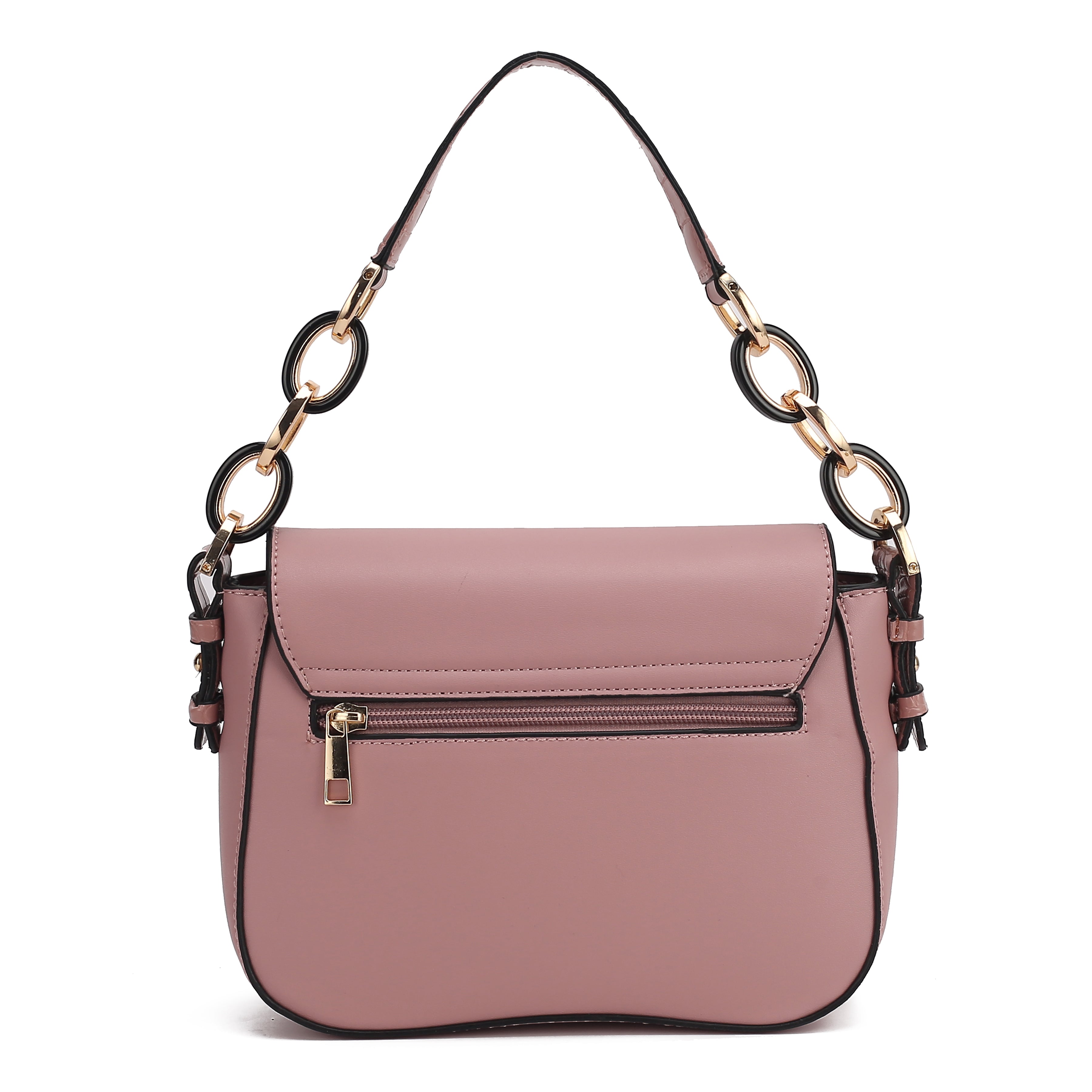  MKF Collection Fanta Croc Shoulder Bag - Black - Bonton