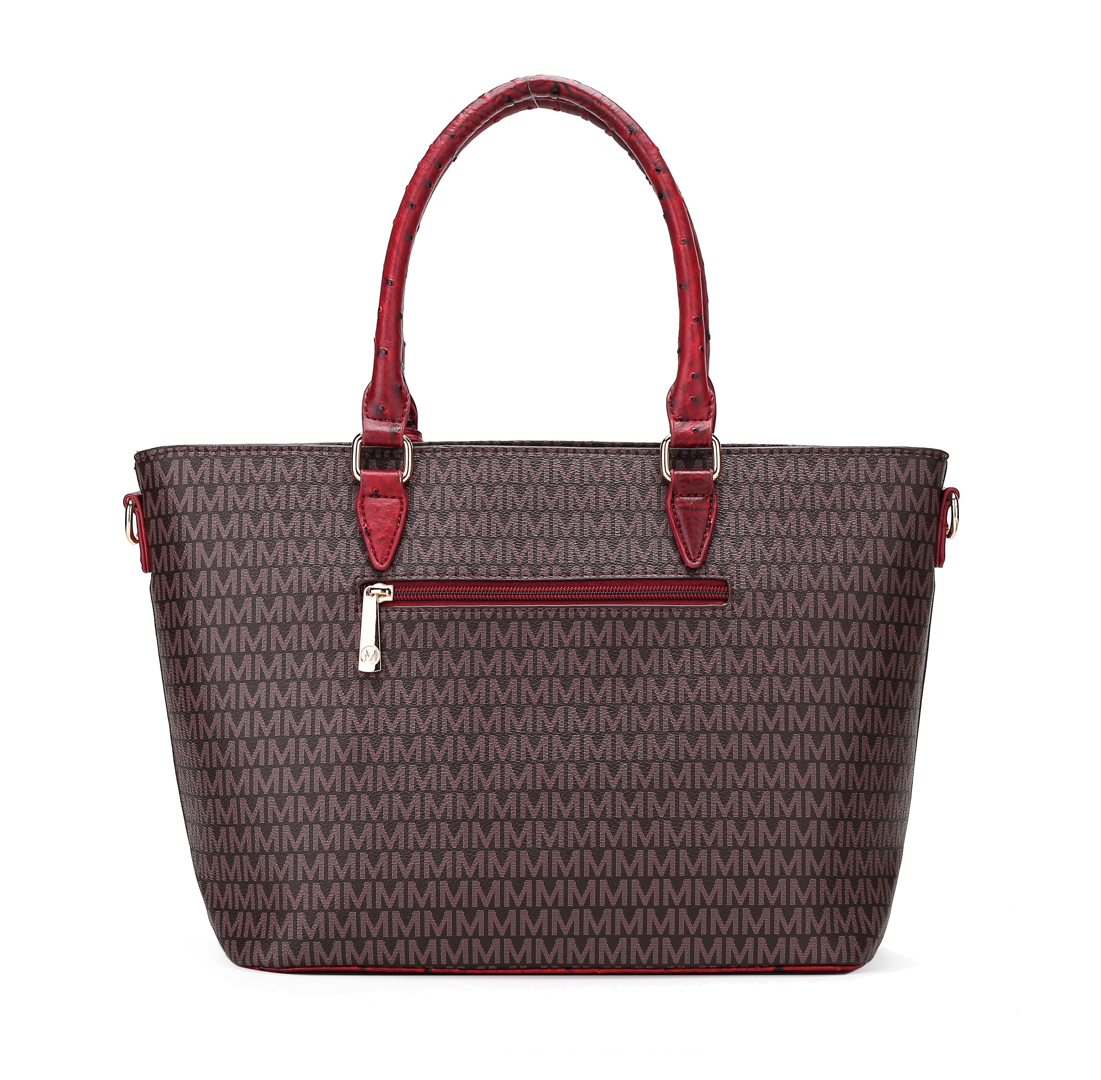  MKF Collection Grace Signature Tote Bag - Red - Bonton