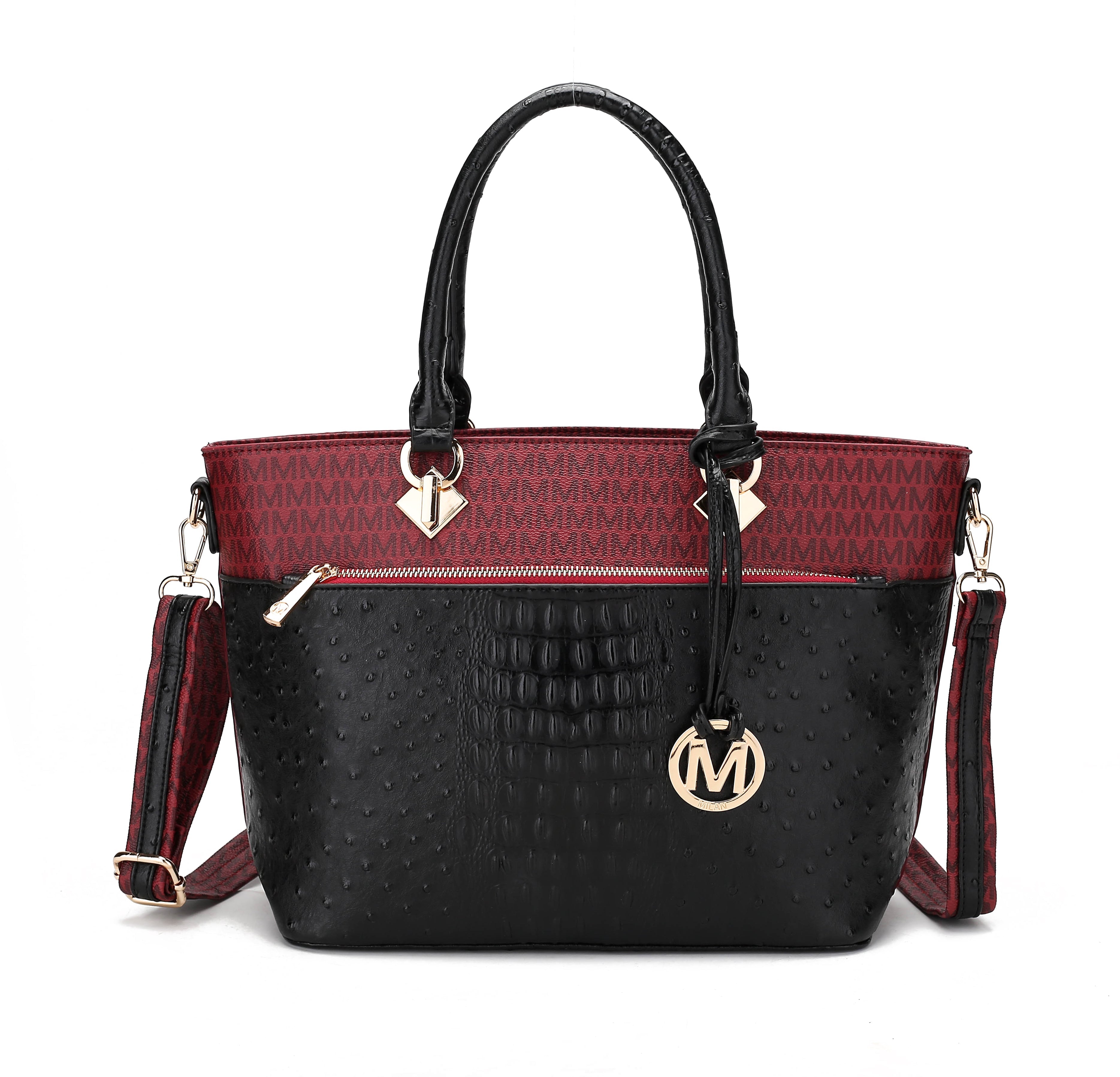  MKF Collection Grace Signature Tote Bag - Red - Bonton