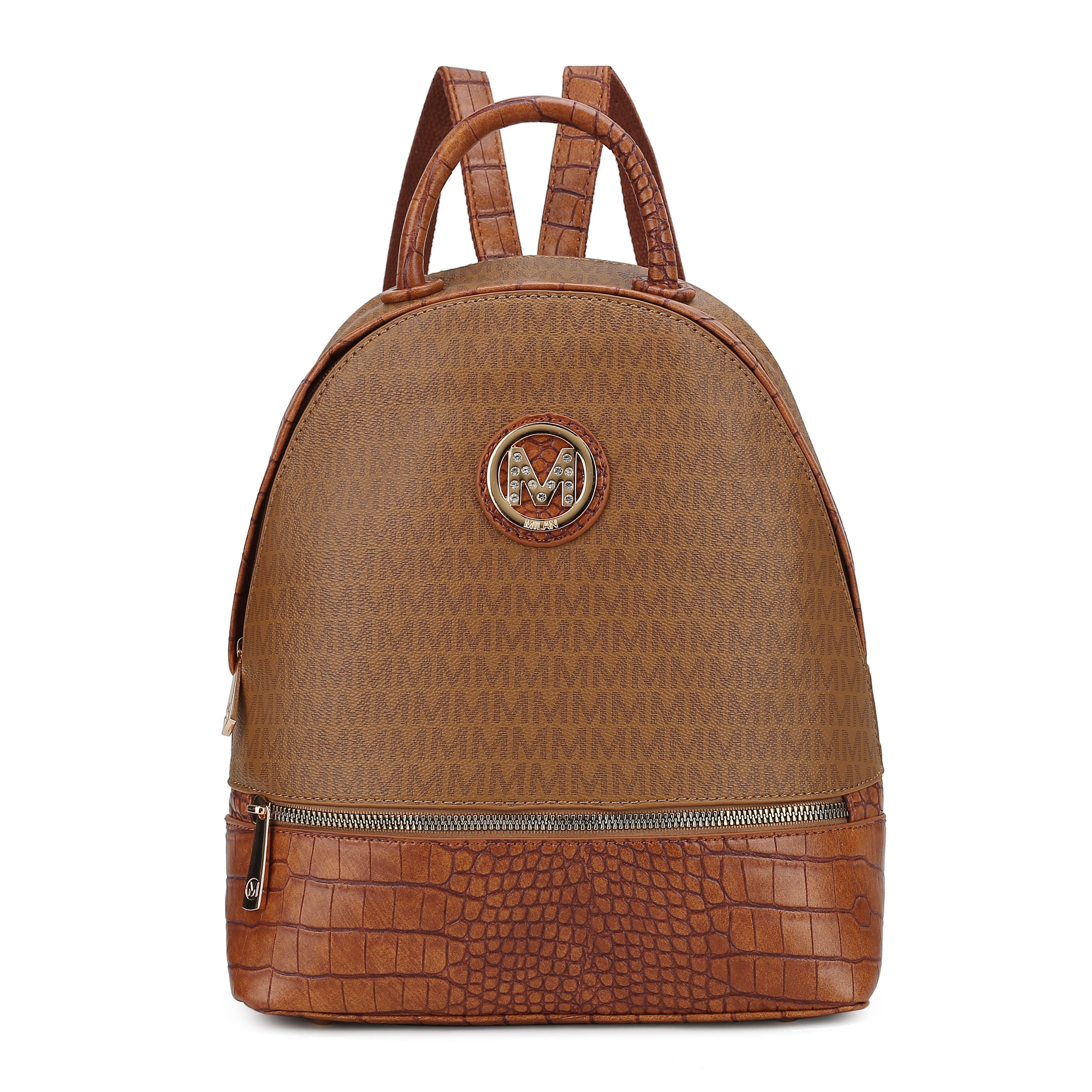  MKF Collection Denice Signature Backpack - Beige - Bonton