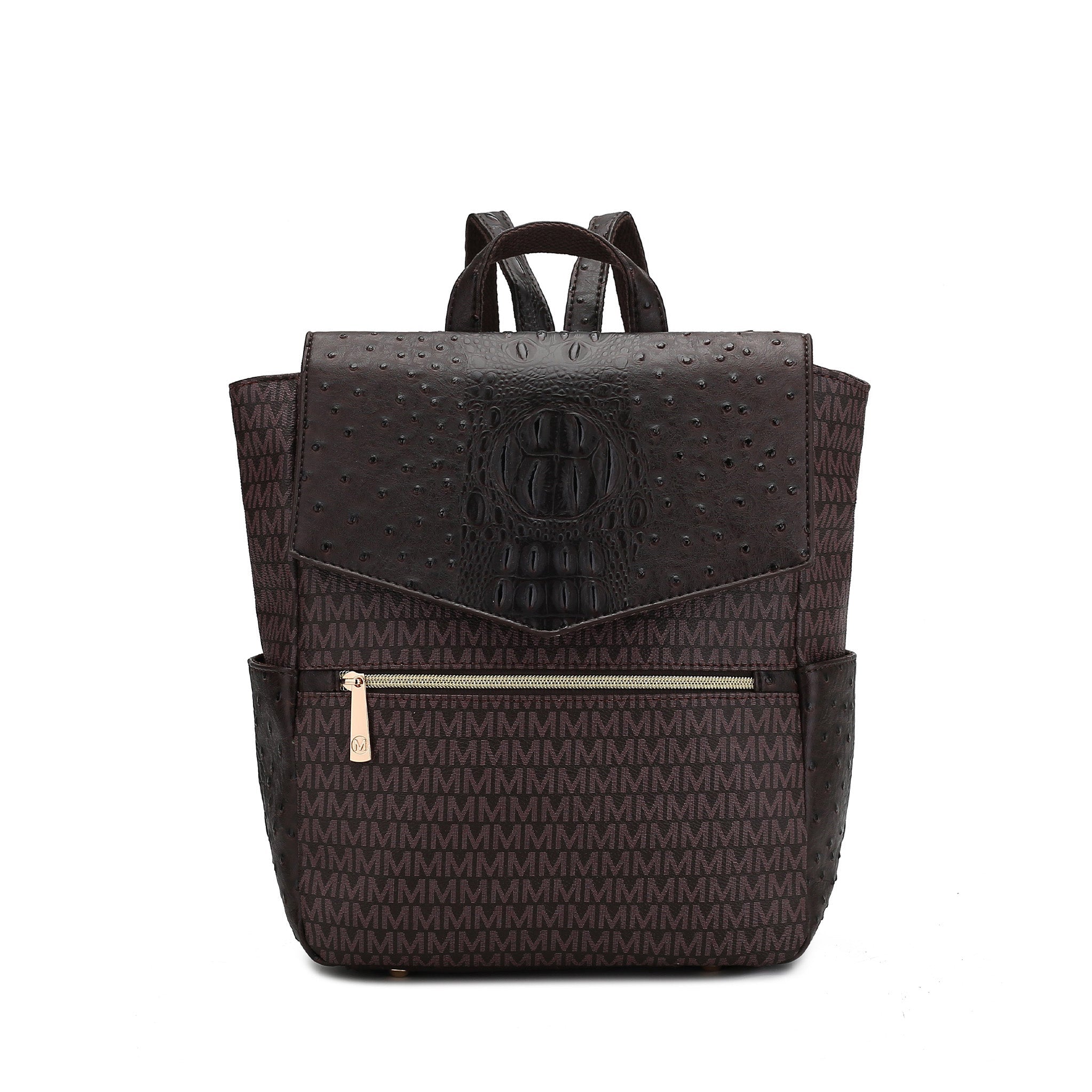  MKF Collection Leidy Signature Backpack - Beige - Bonton