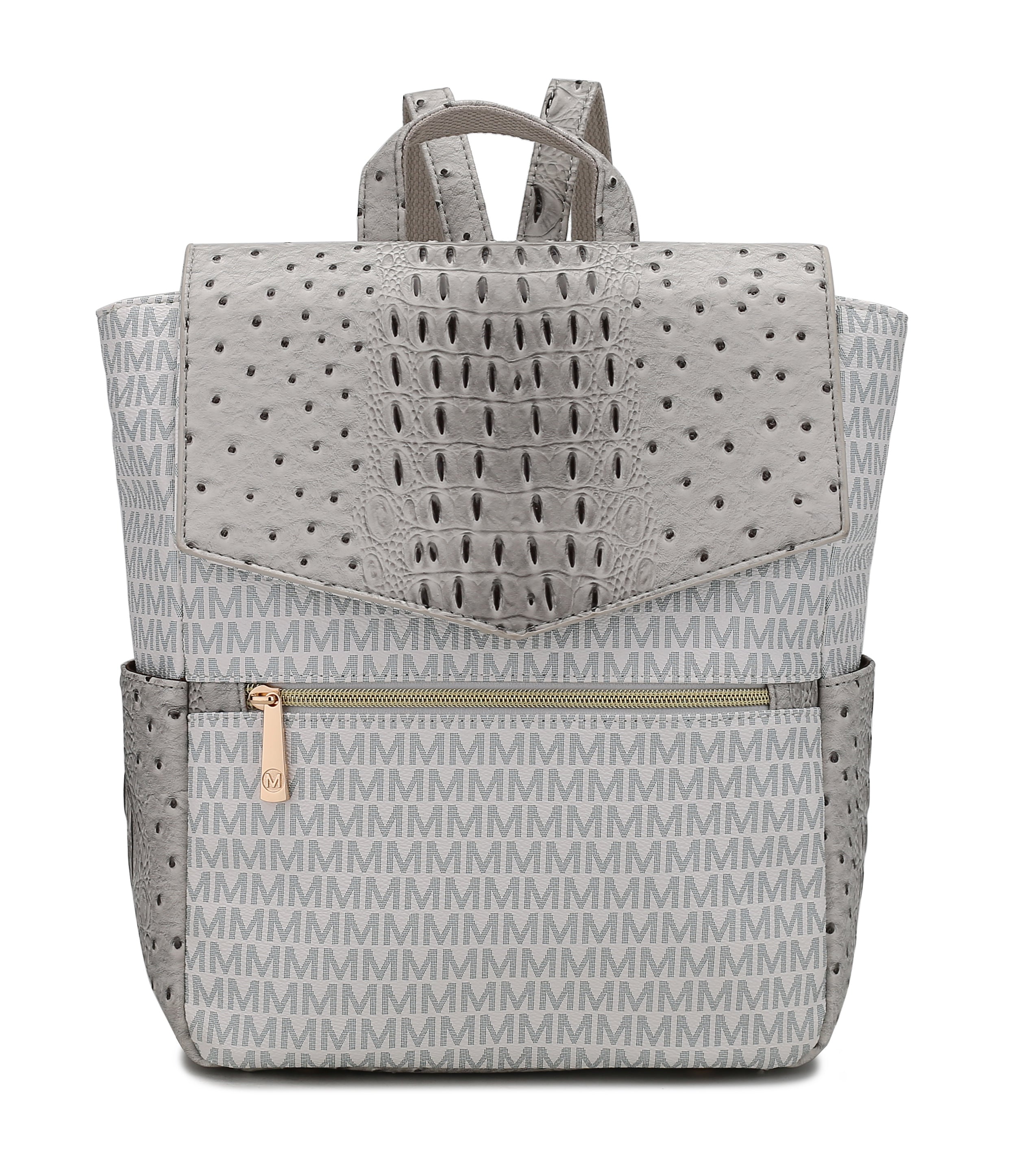  MKF Collection Leidy Signature Backpack - Beige - Bonton