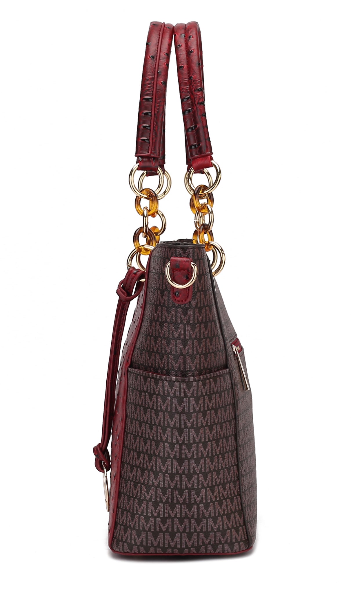  MKF Collection Miriam Signature Tote Bag - Beige - Bonton