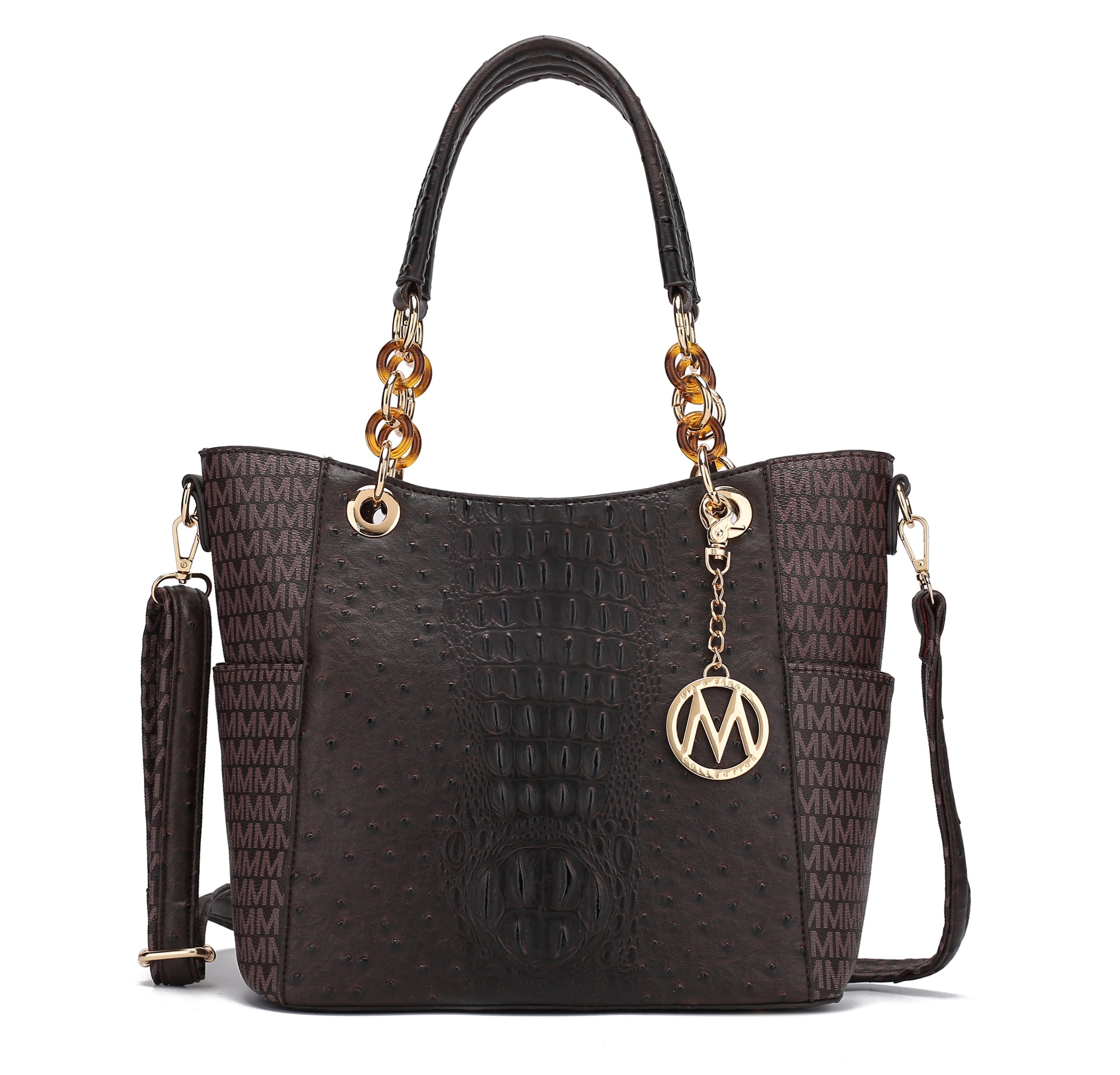  MKF Collection Miriam Signature Tote Bag - Beige - Bonton