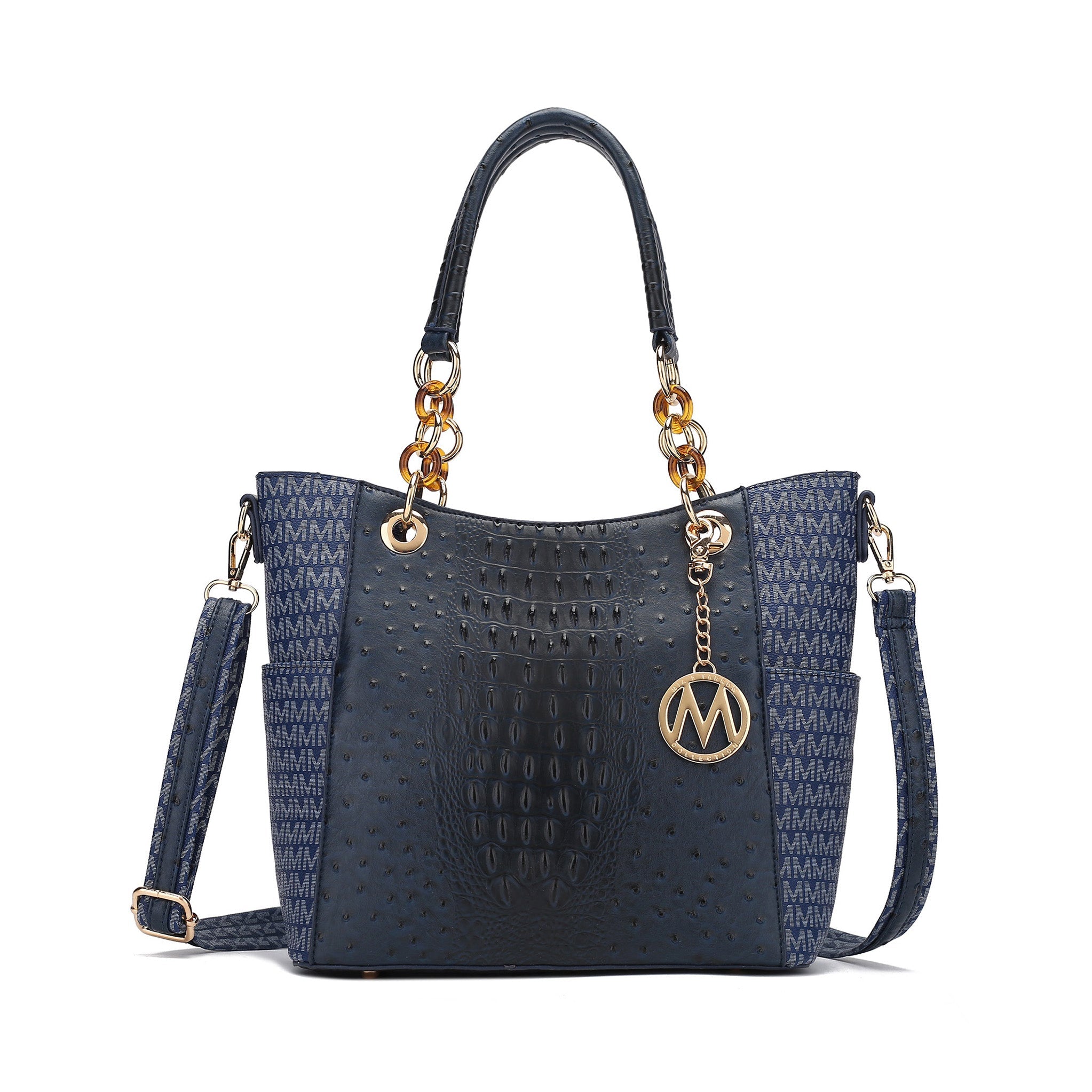  MKF Collection Miriam Signature Tote Bag - Beige - Bonton