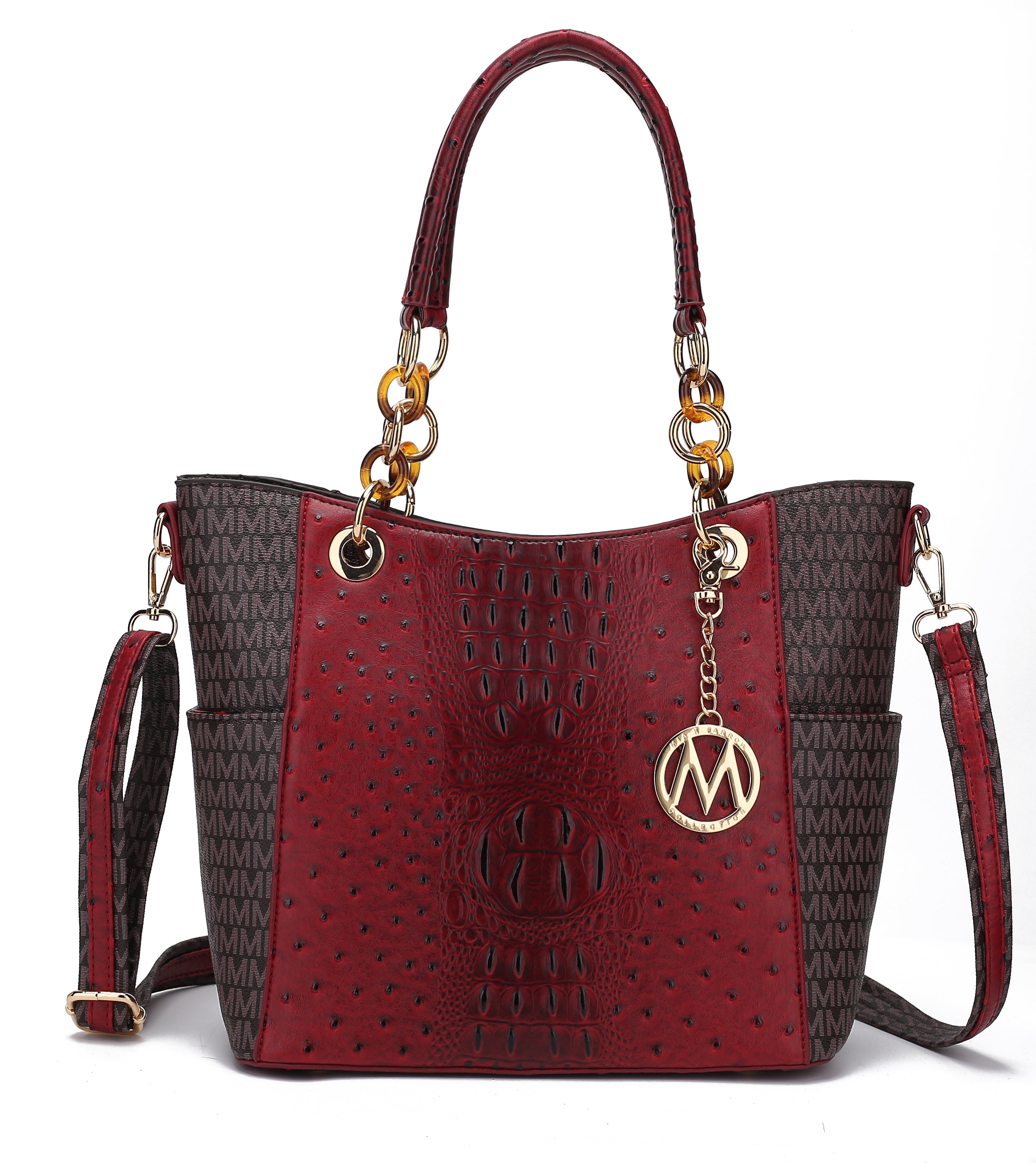 MKF Collection Miriam Signature Tote Bag - Beige - Bonton
