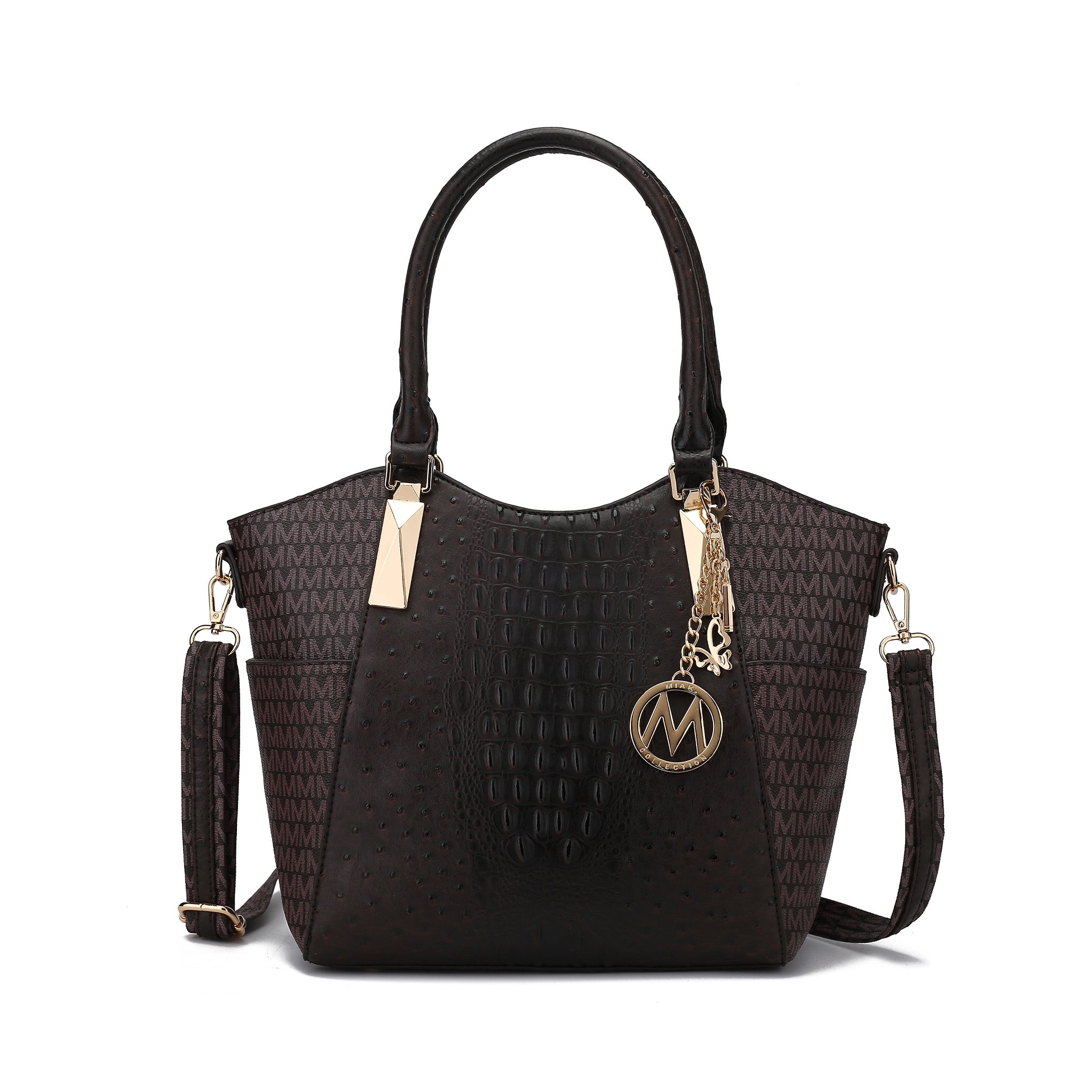  MKF Collection Kristal Signature Tote Bag - Beige - Bonton