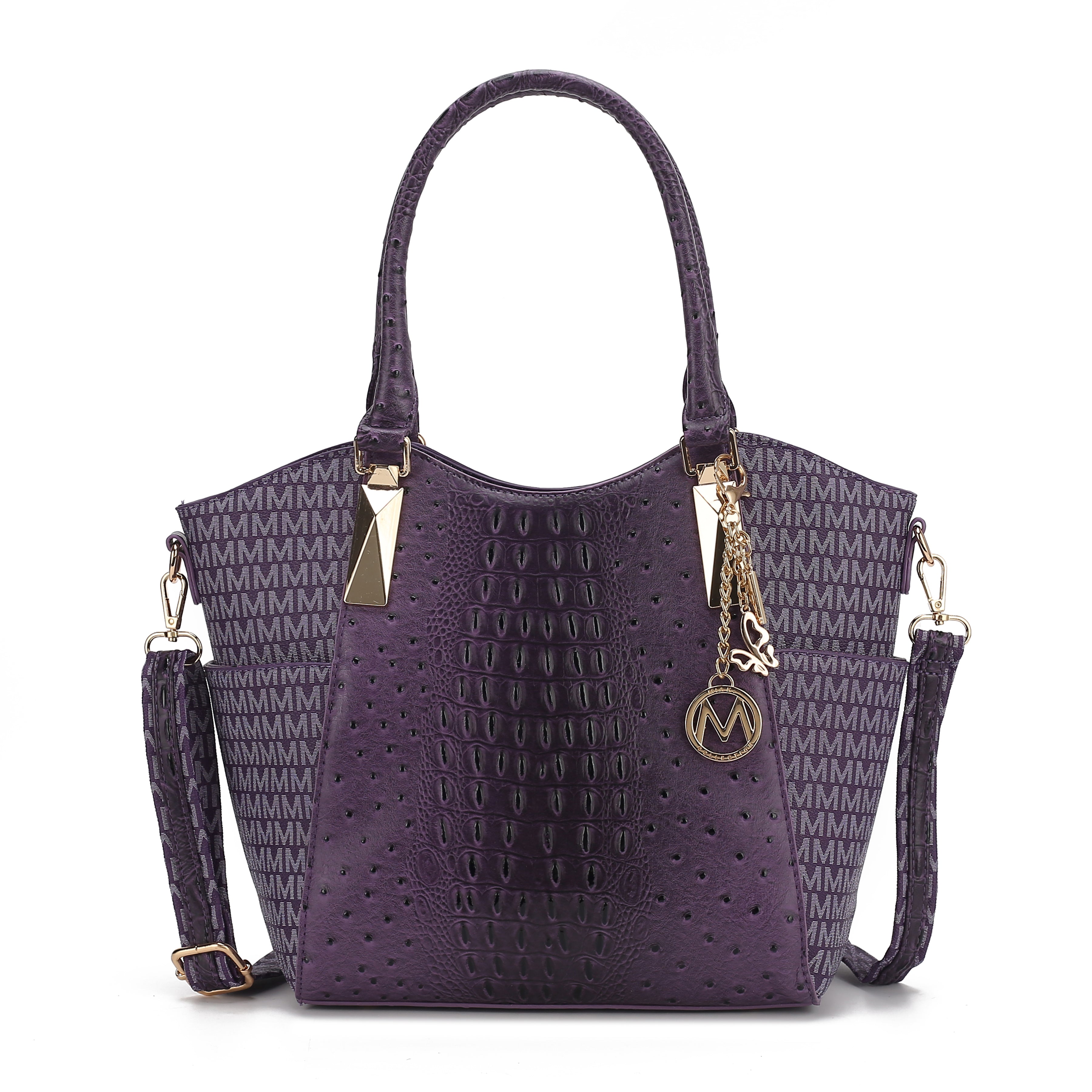  MKF Collection Kristal Signature Tote Bag - Beige - Bonton