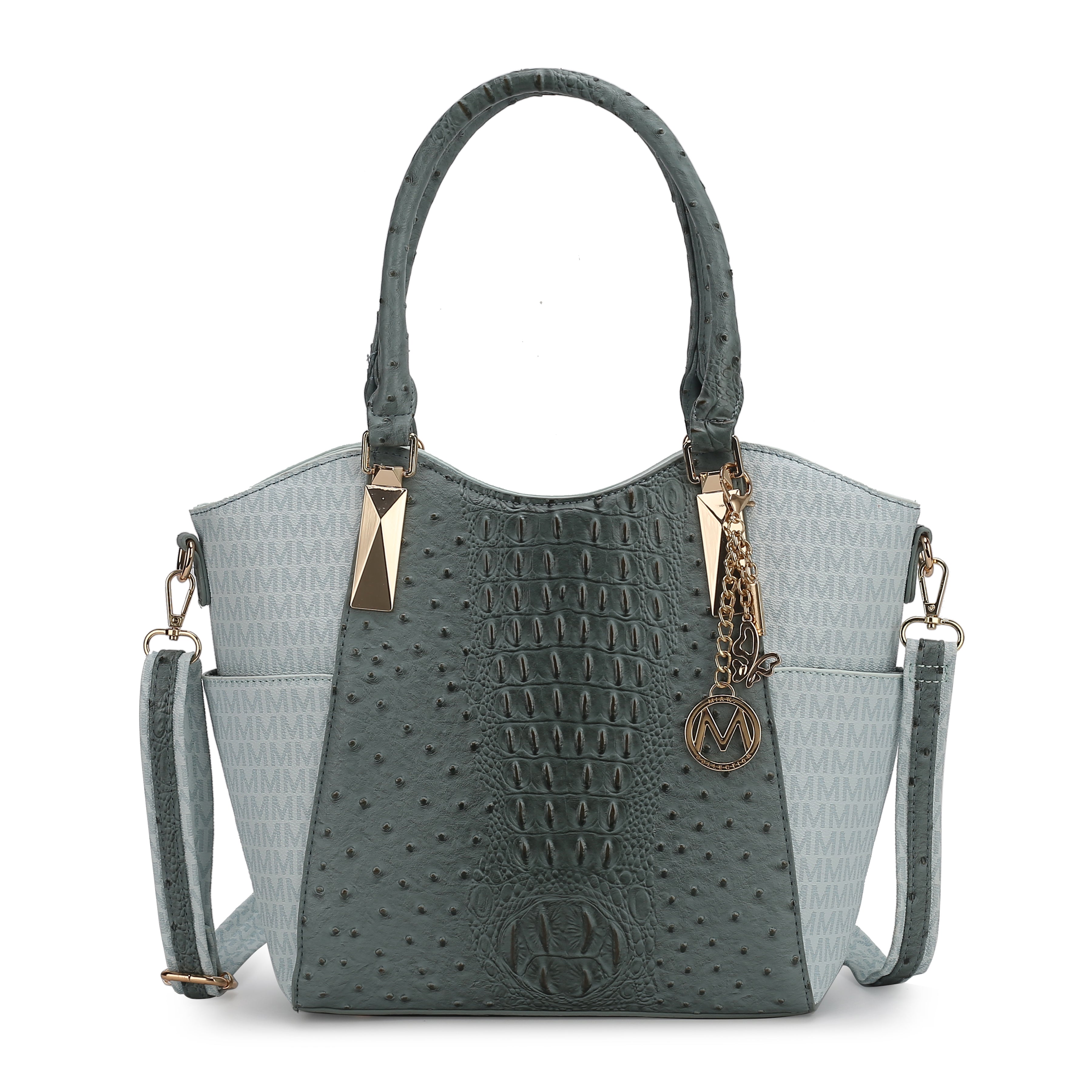  MKF Collection Kristal Signature Tote Bag - Beige - Bonton
