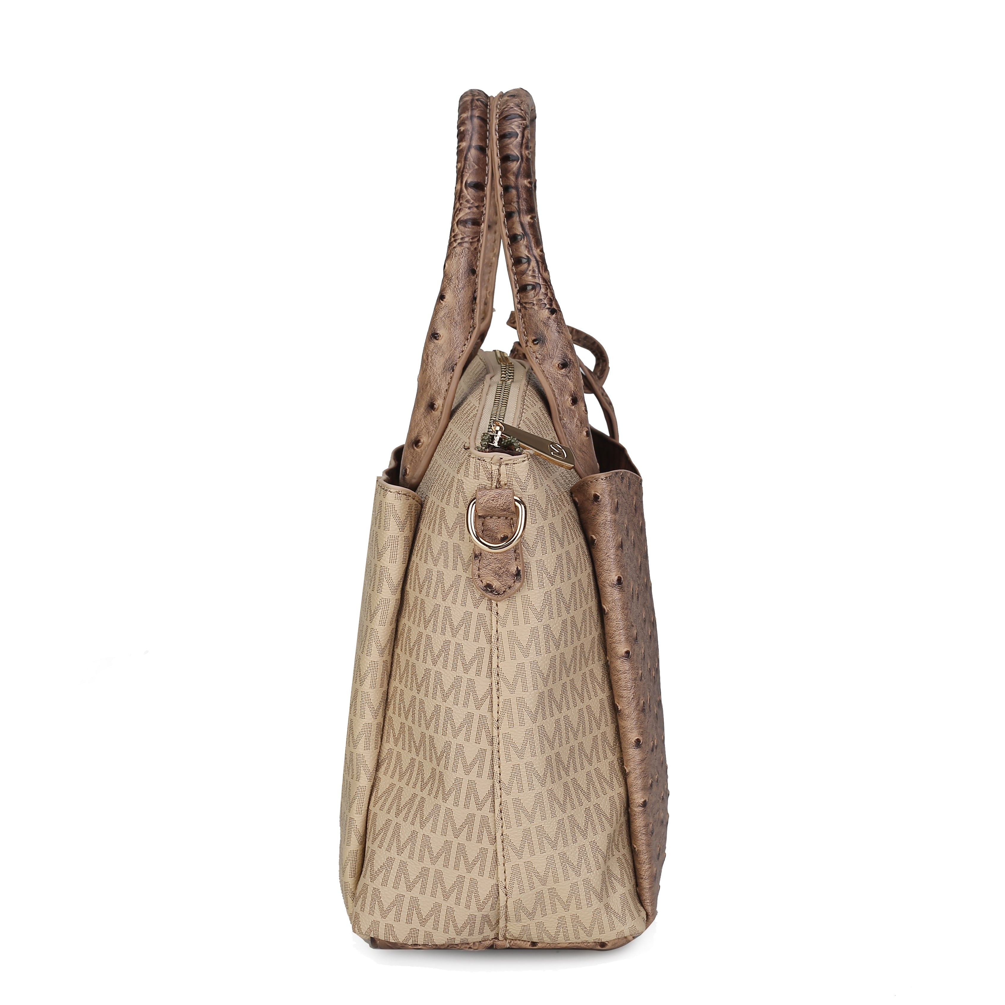  MKF Collection Collins Signature Shoulder Bag - Beige - Bonton