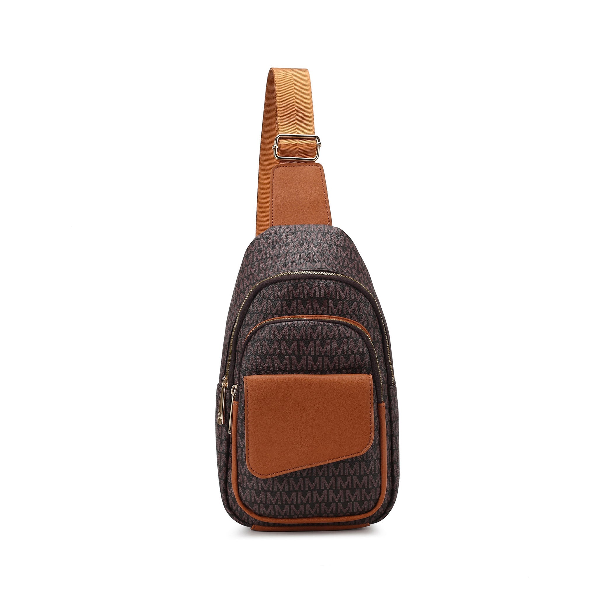  MKF Collection Kace Signature Sling Bag - Beige - Bonton