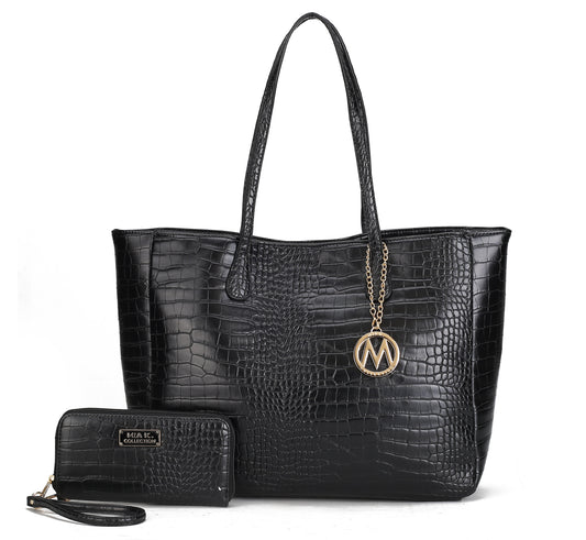 Sadie Oversize Tote and Wallet Set